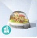 A screenshot of the Yuma Heights snow globe.