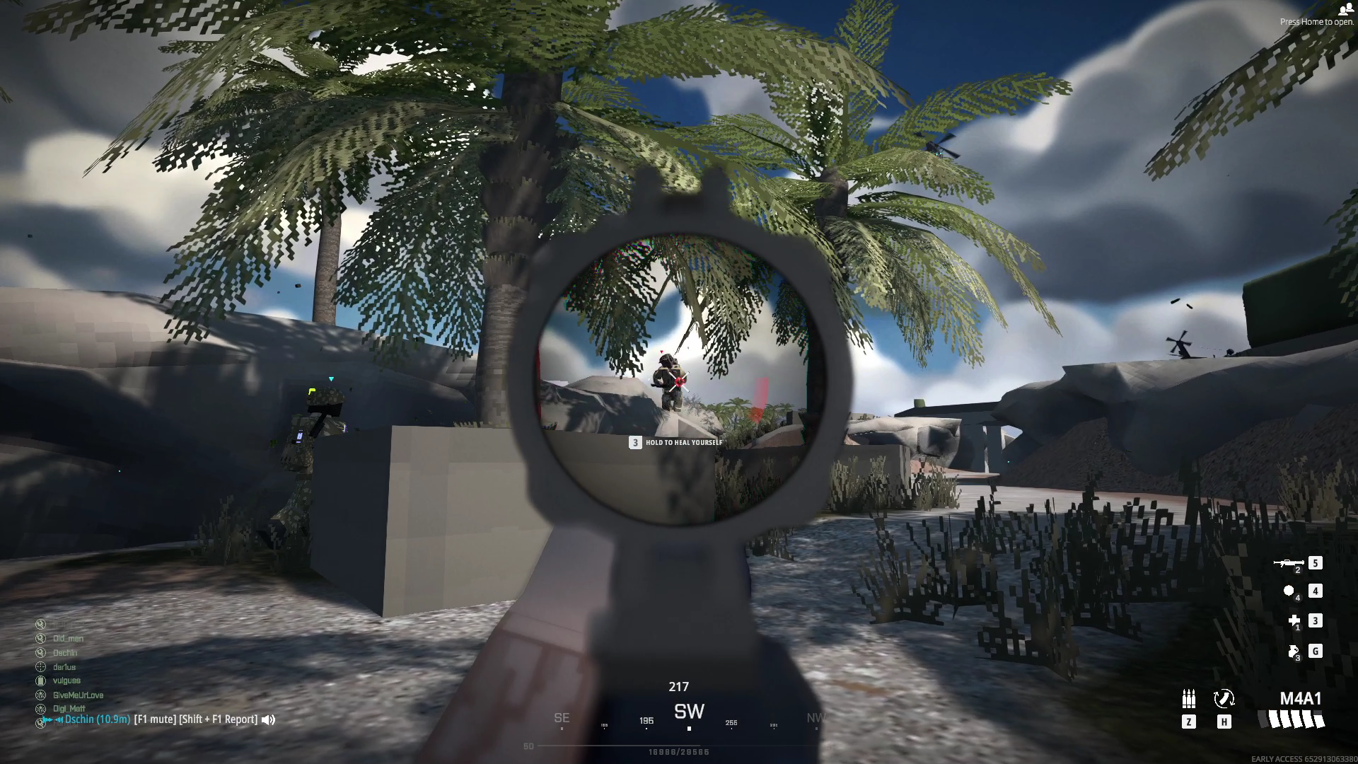 BattleBit Remastered: An Enemy Assault Trooper Being Marked