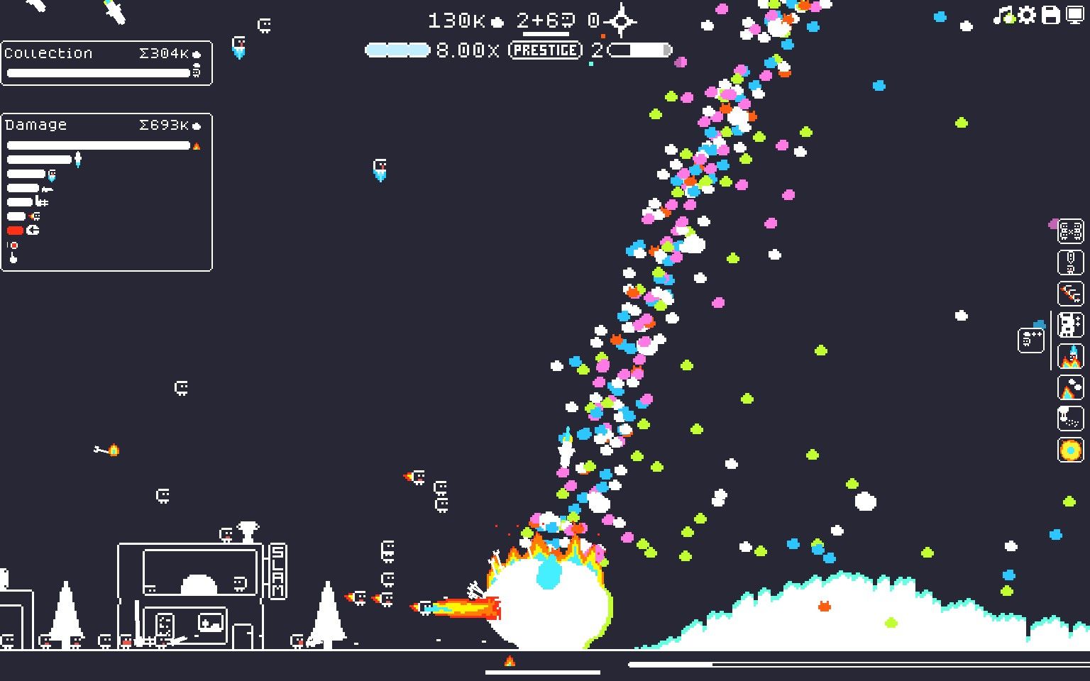 Performing hundreds of thousands of damage by stacking fire in The Gnorp Apologue.