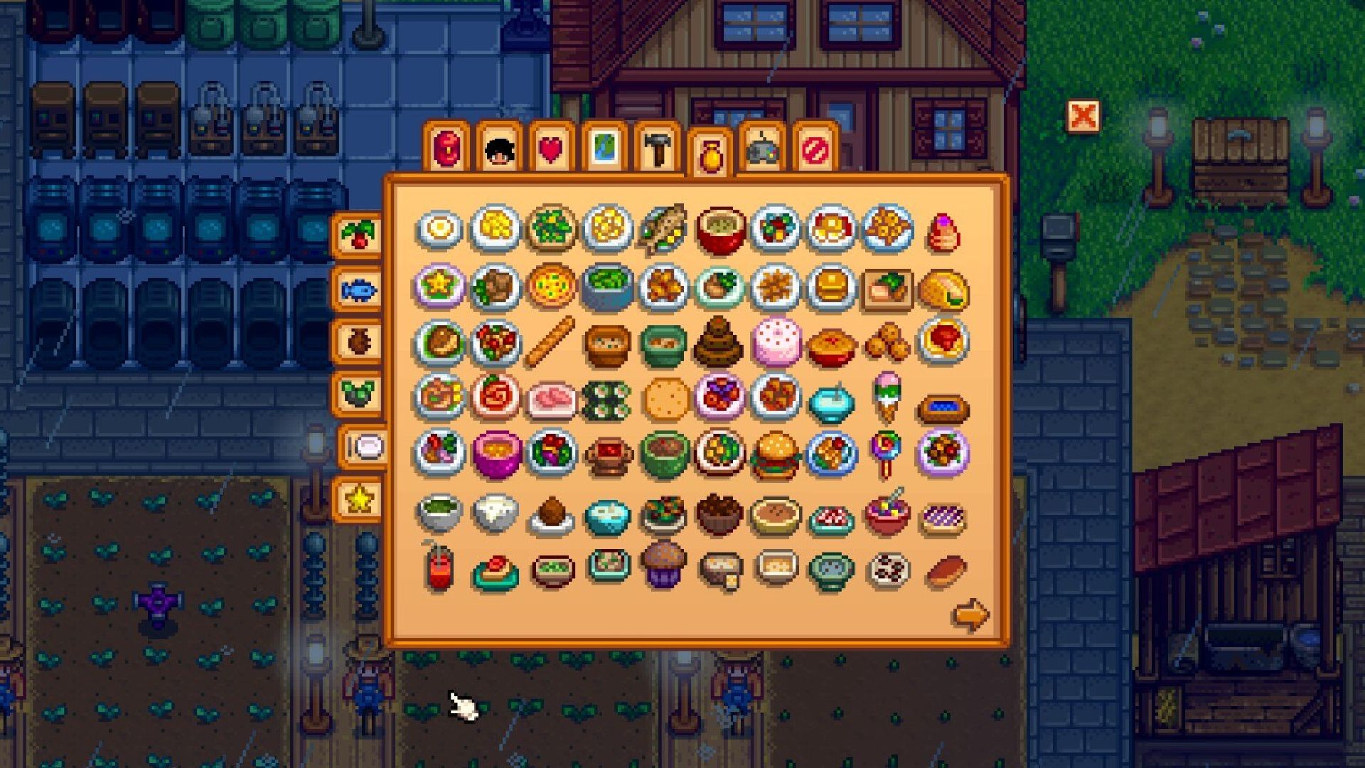 stardew valley all cooking recipes