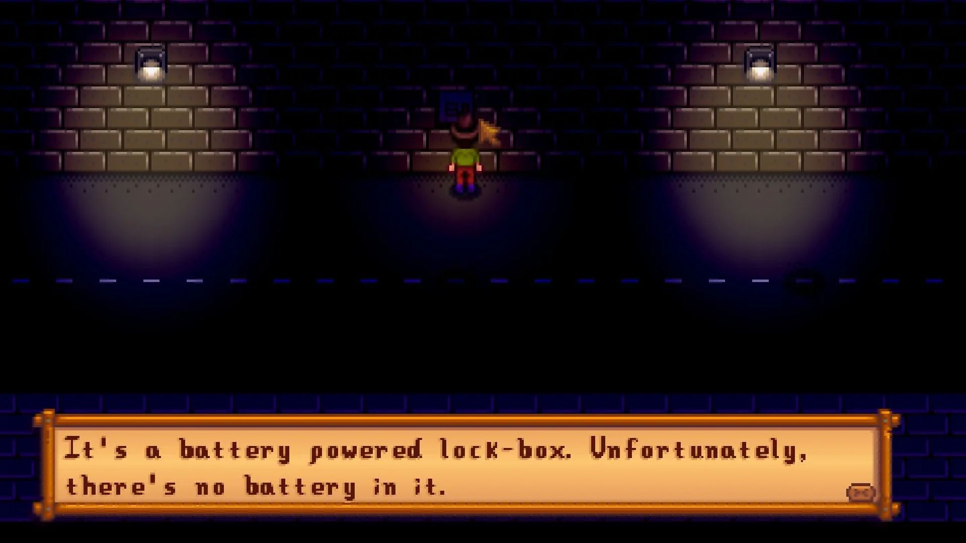 stardew valley battery box in bus tunnel