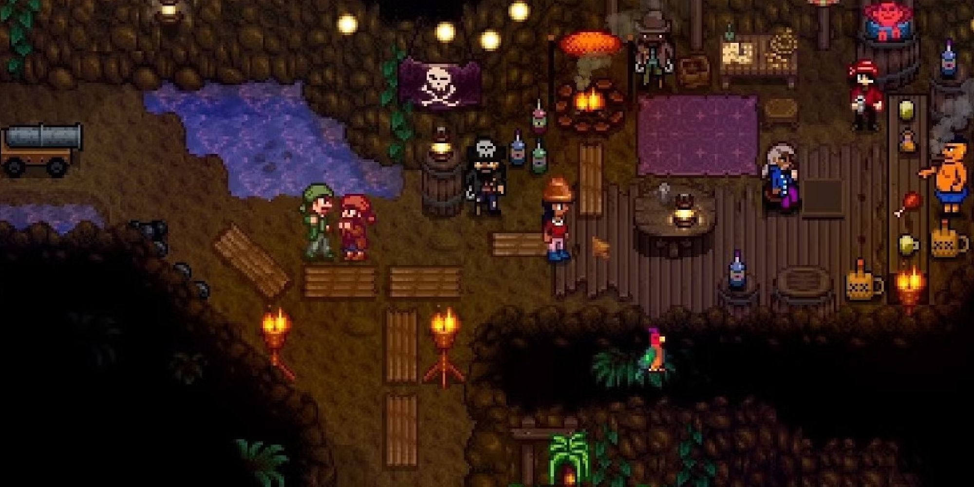 stardew valley inside pirate cove