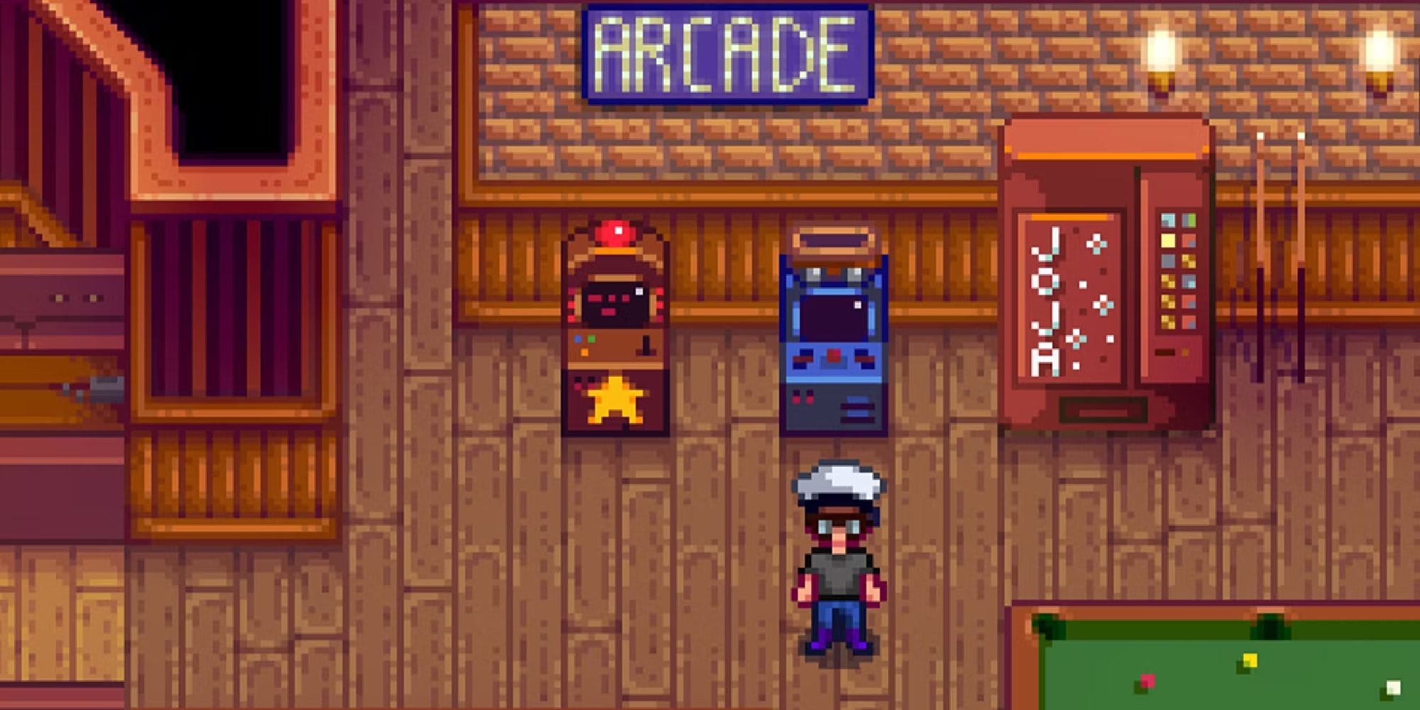 stardew valley player standing in arcade-1