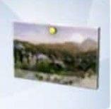 Eine Postkarte zeigt Sunset Valley