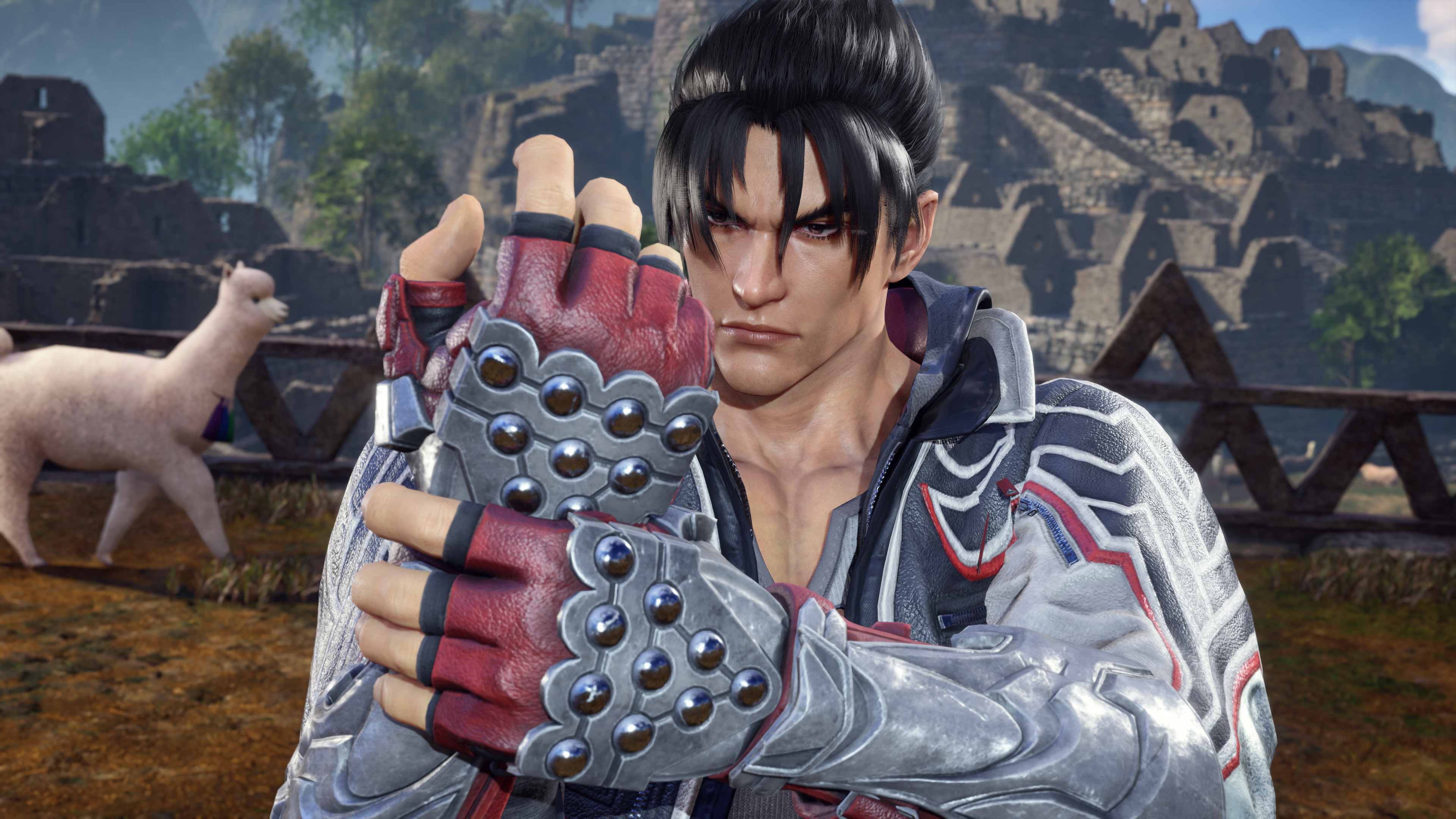 Jin Kazama Holding Fist