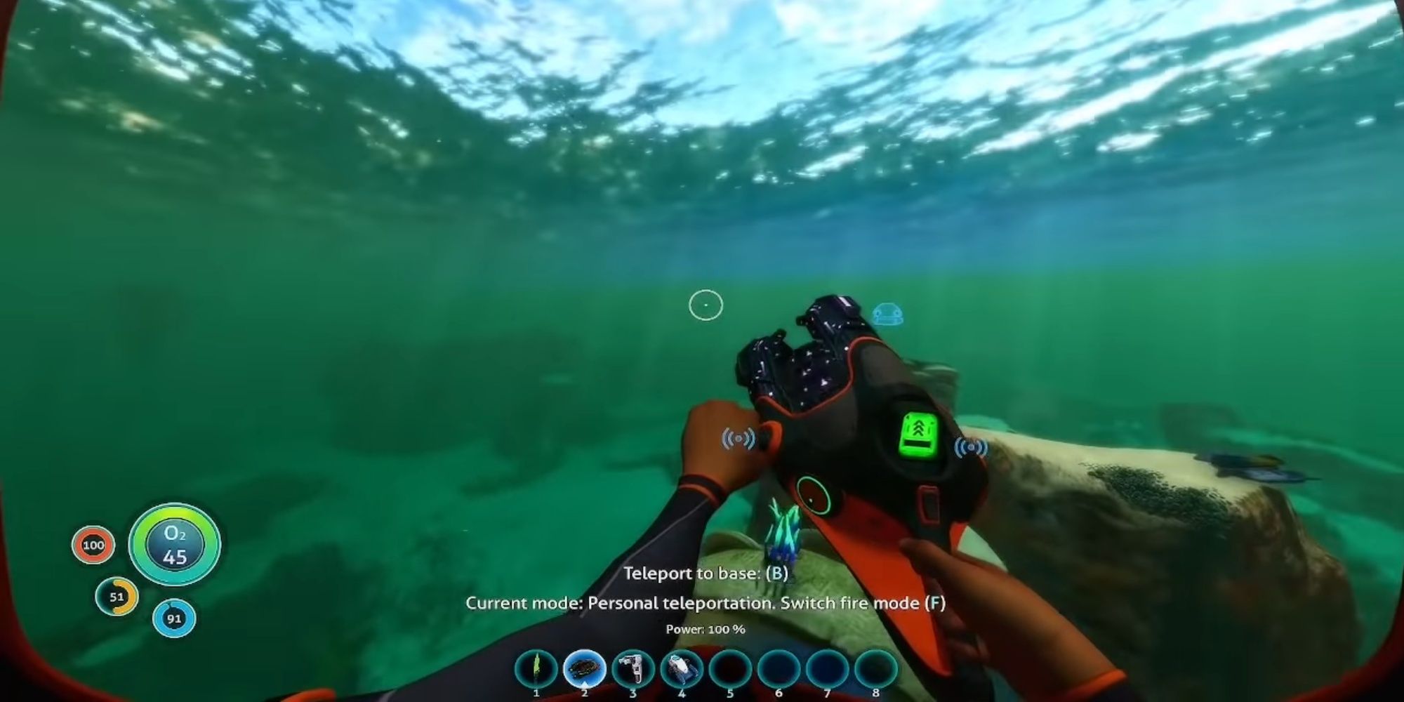 Subnautica: The New Mod Weapon Called The Teleport Gun