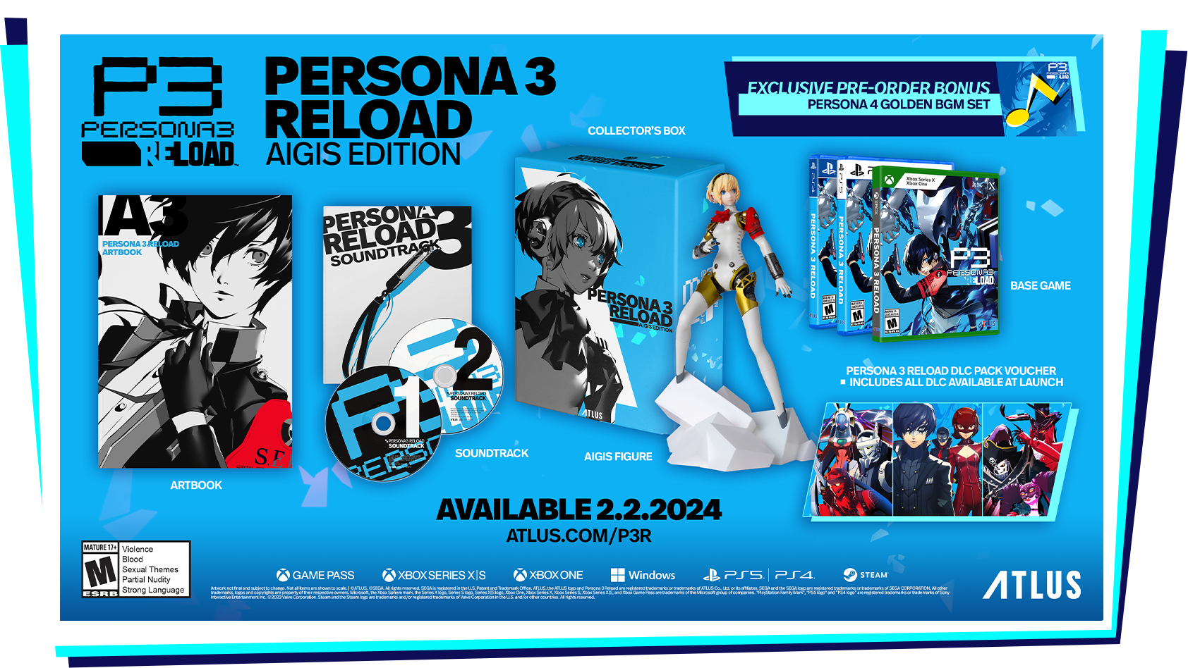 Of Course Full Price Remake Persona 3 Reload Has a Full Spread of Day One  DLC