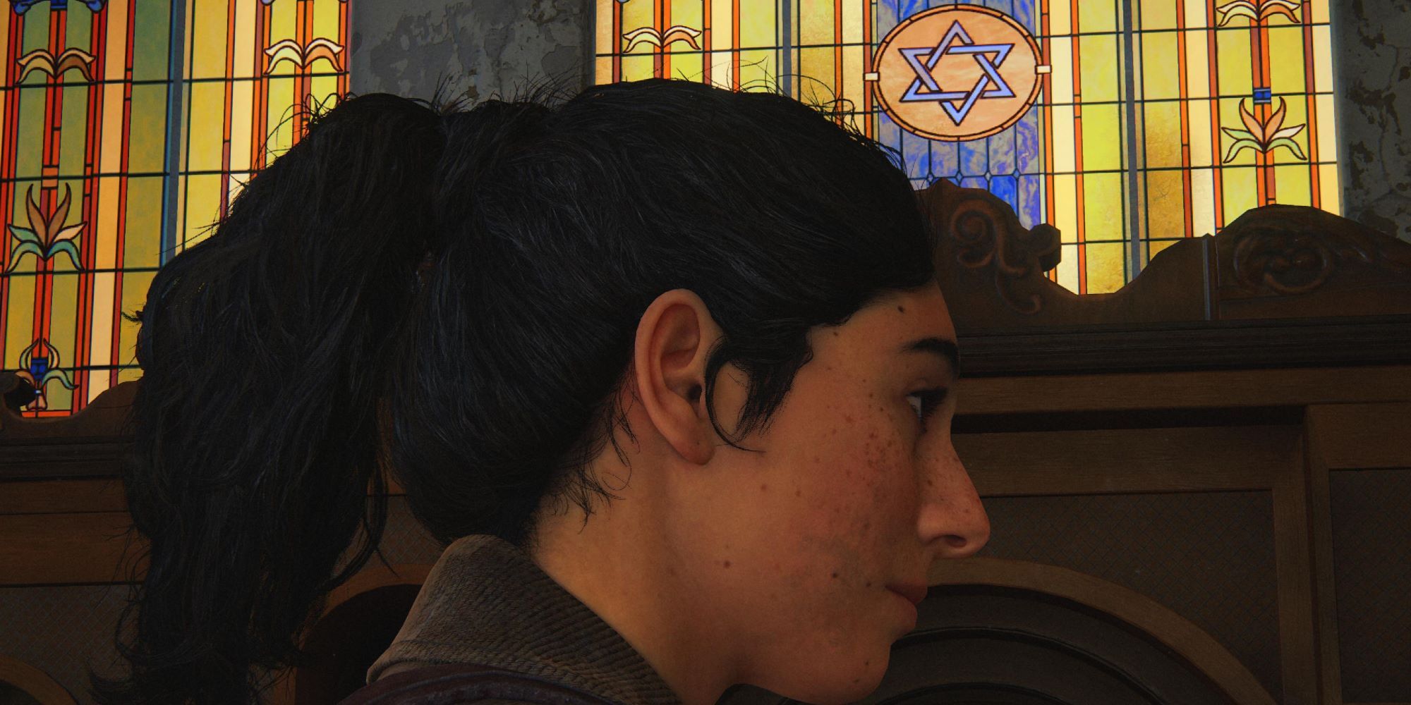 The Last of Us Part 2 Dina and a Star of David