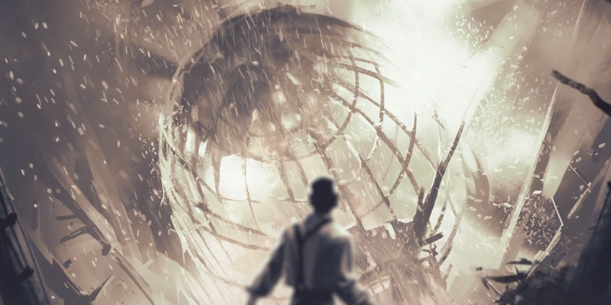 Major Wells has a nightmare about a fiery zeppelin crash in War Hospital