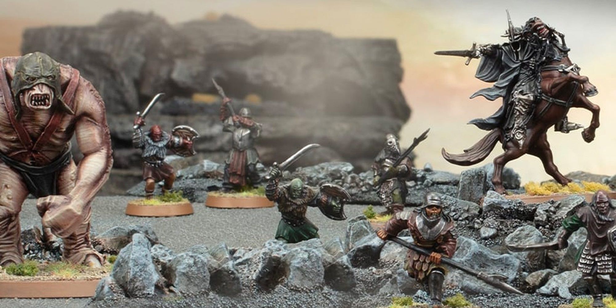 warhammer middle earth strategy battle game witch king directing troops