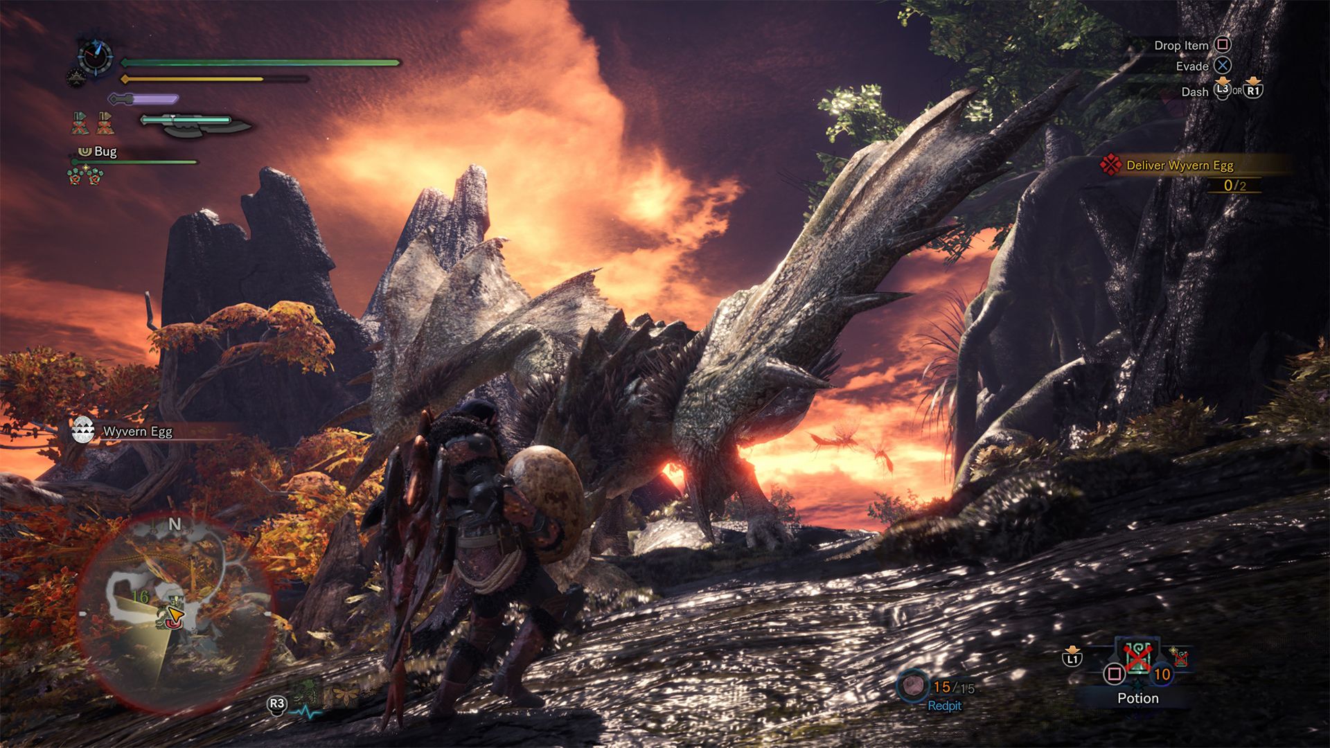 Deliver 2 Wyvern Eggs Monster Hunter World How To Complete The Gettin' Yolked In The Forest Quest In Monster