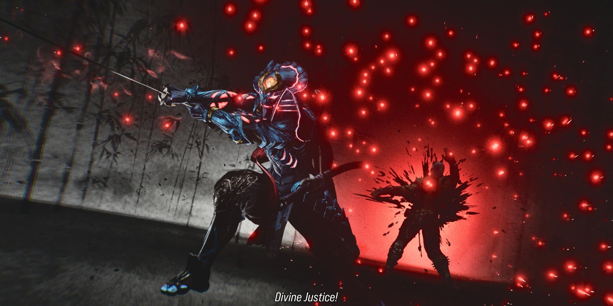 Yoshimitsu che usa la sua Rage Art in Tekken 8