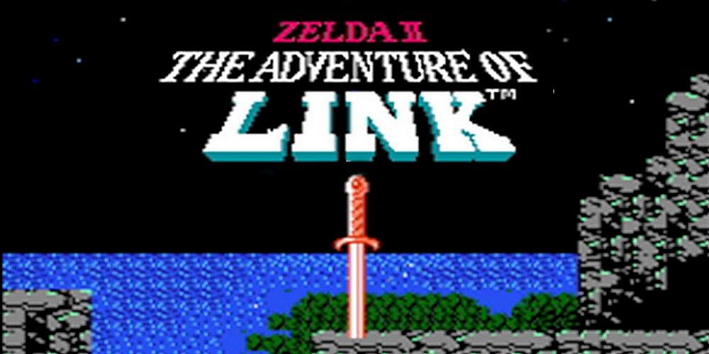 zelda ii the adventures of link nintendo switch online title screen