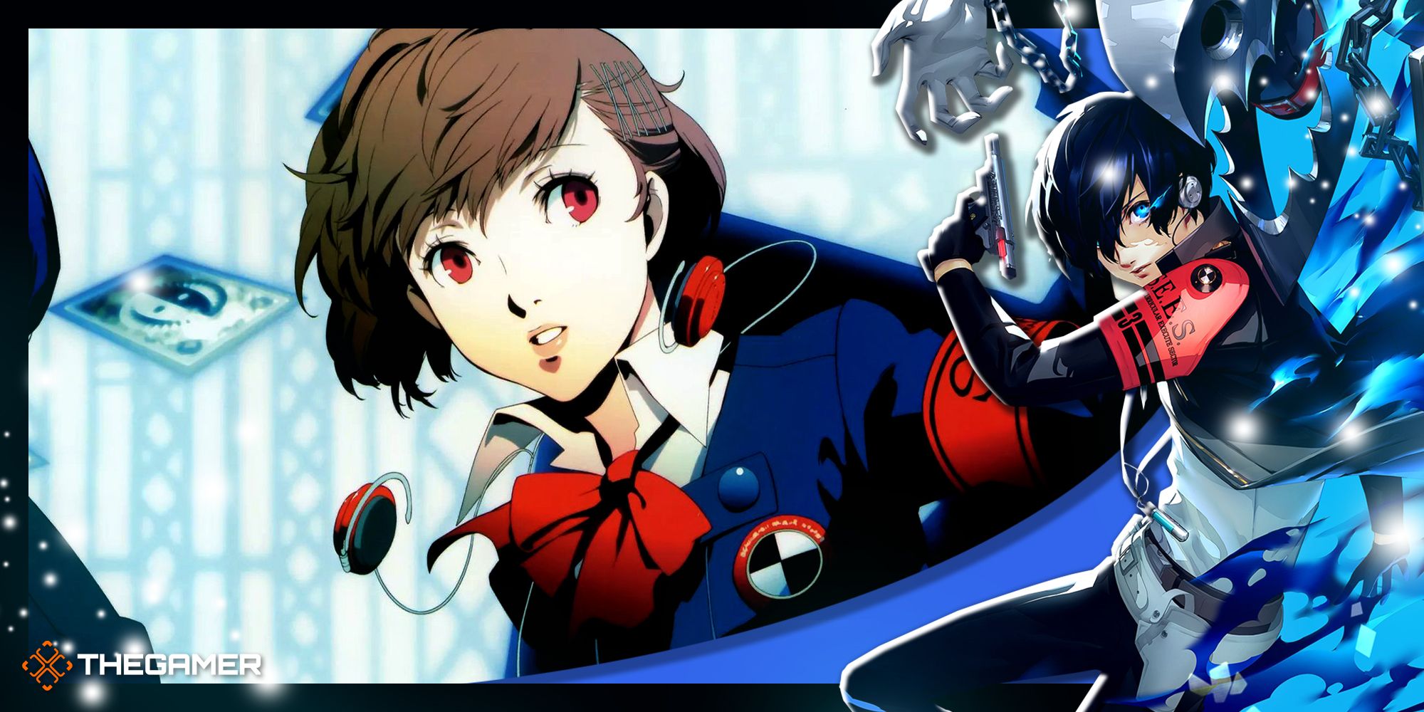 Combined image of the Persona 3 Reload and Persona 3 Portable protagonists