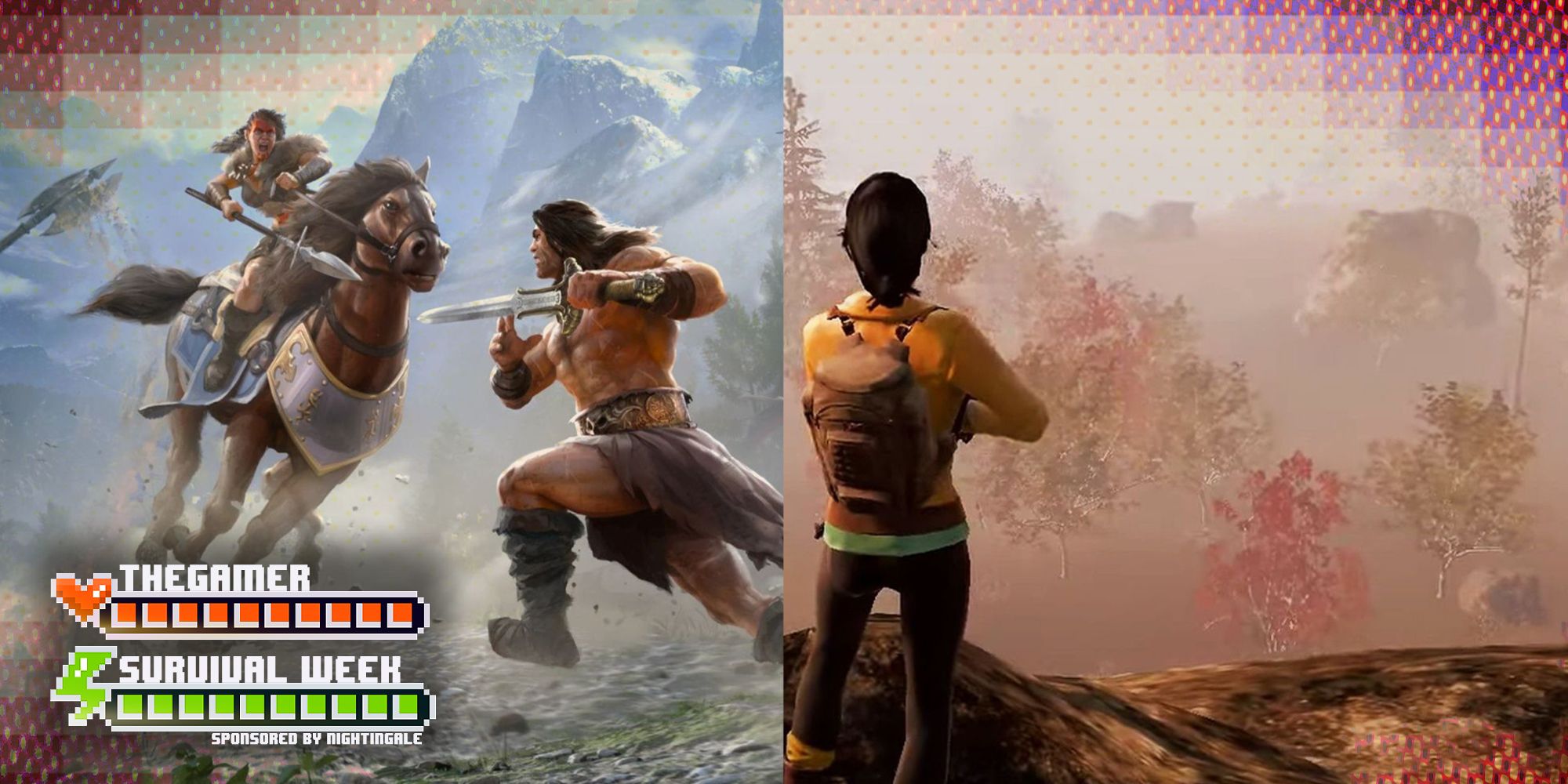 Xbox Game Pass Survival Games Featured Split Image Conan and State Of Decay