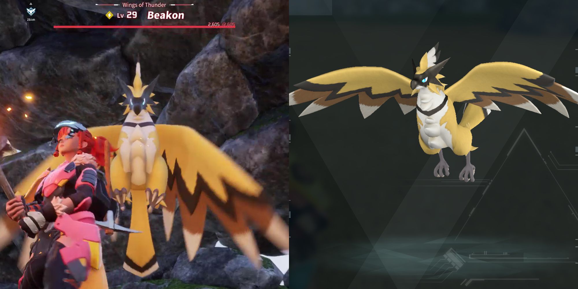 Alpha bass back in Palvard is preparing to attack a colleges on the left and it is in the right party UI on the right
