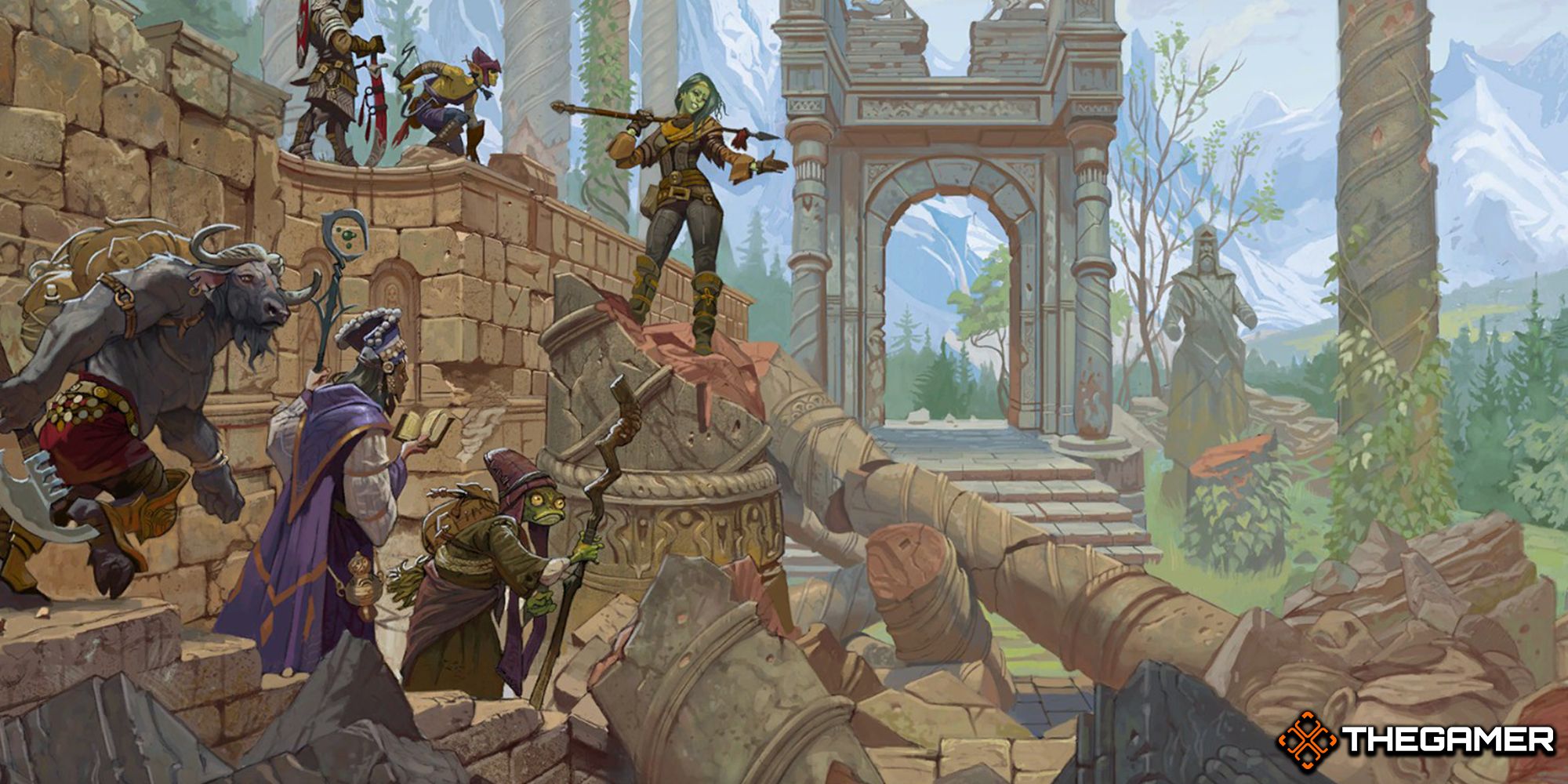 A party is ready for exploration in Archaelund, as shown on the loading screen