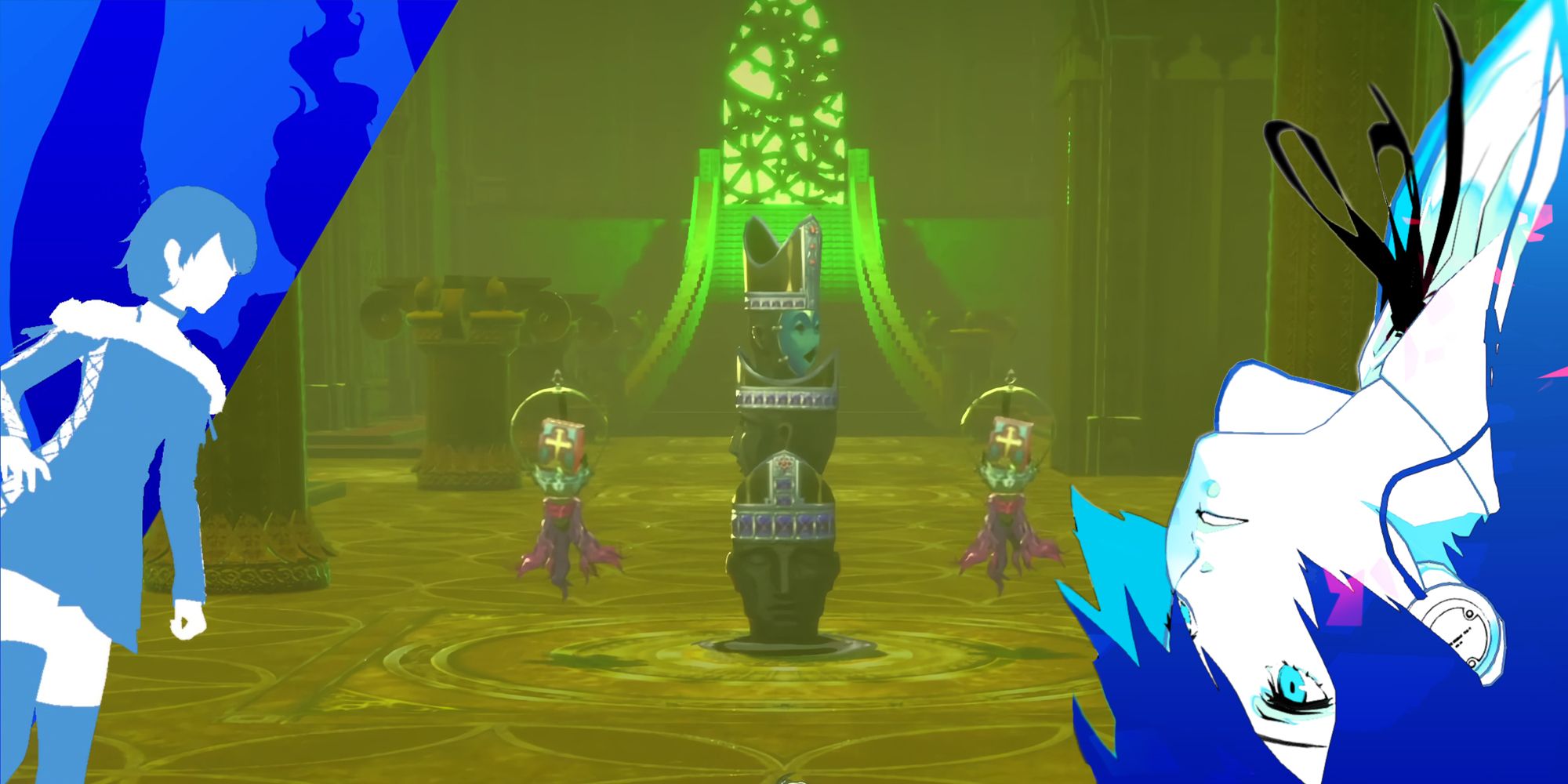 A picture of Persona 3 Reload showing Pagoda of Disaster before the fight