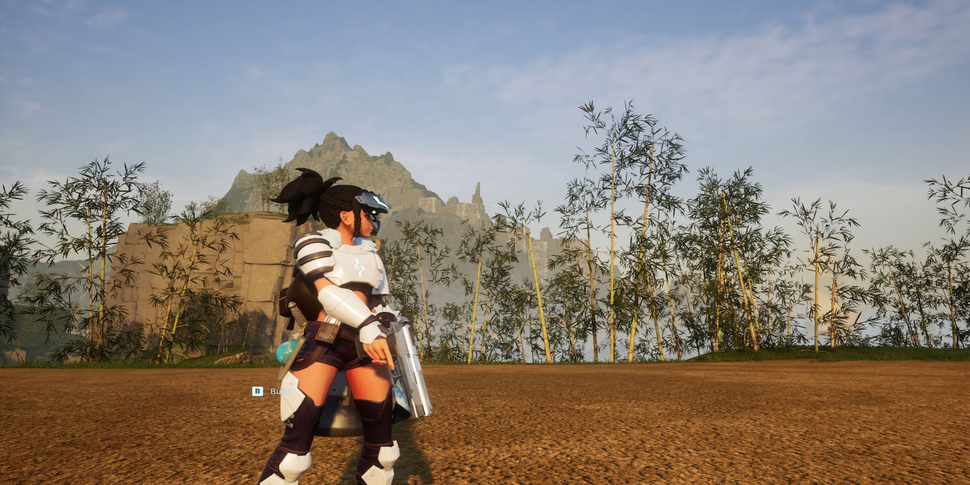 A player showcasing Legendary Handgun in Palworld-1