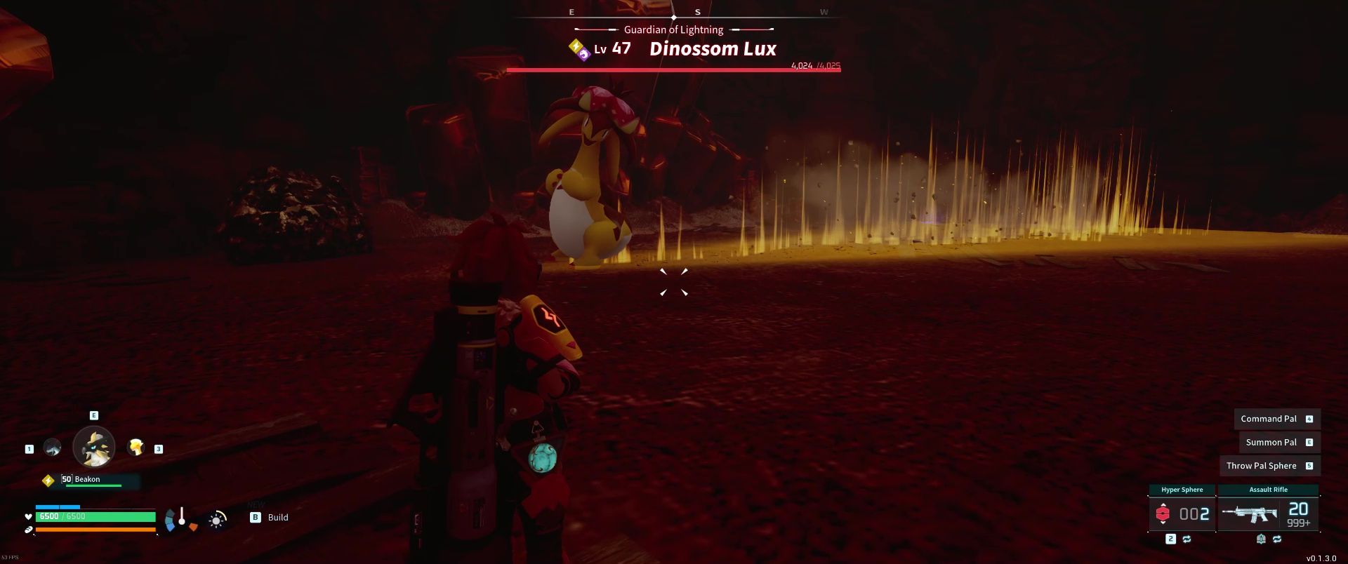 Alpha Boss Dinossom Lux using Botanical Smash