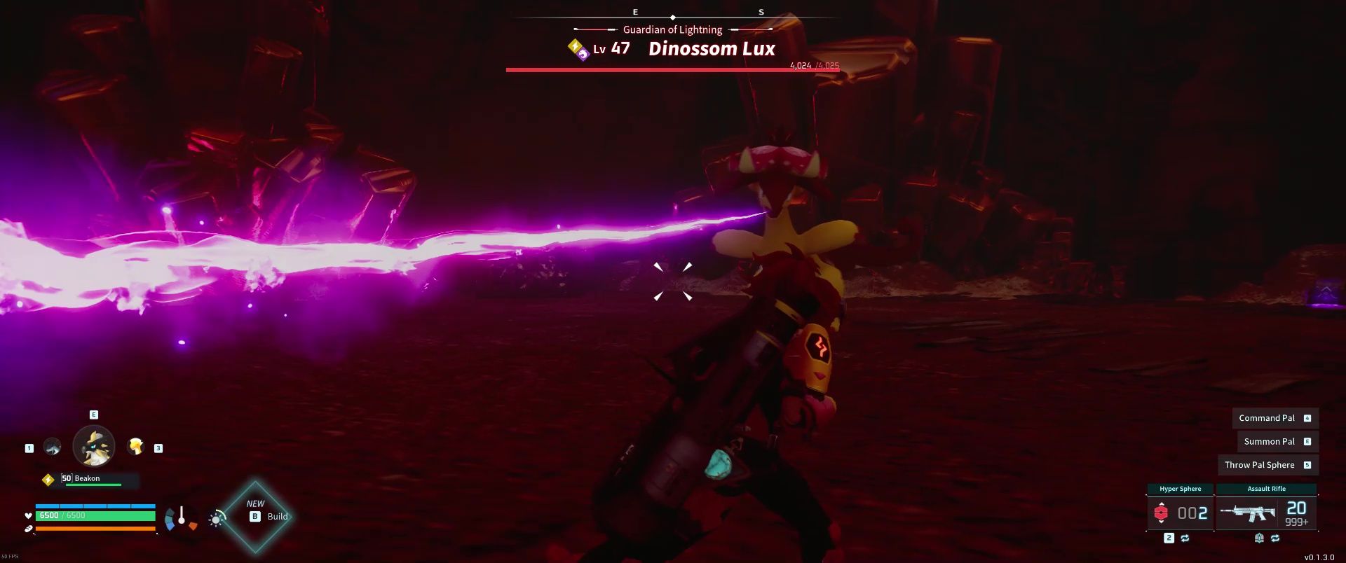 Alpha Boss Dinossom Lux using Draconic Breath