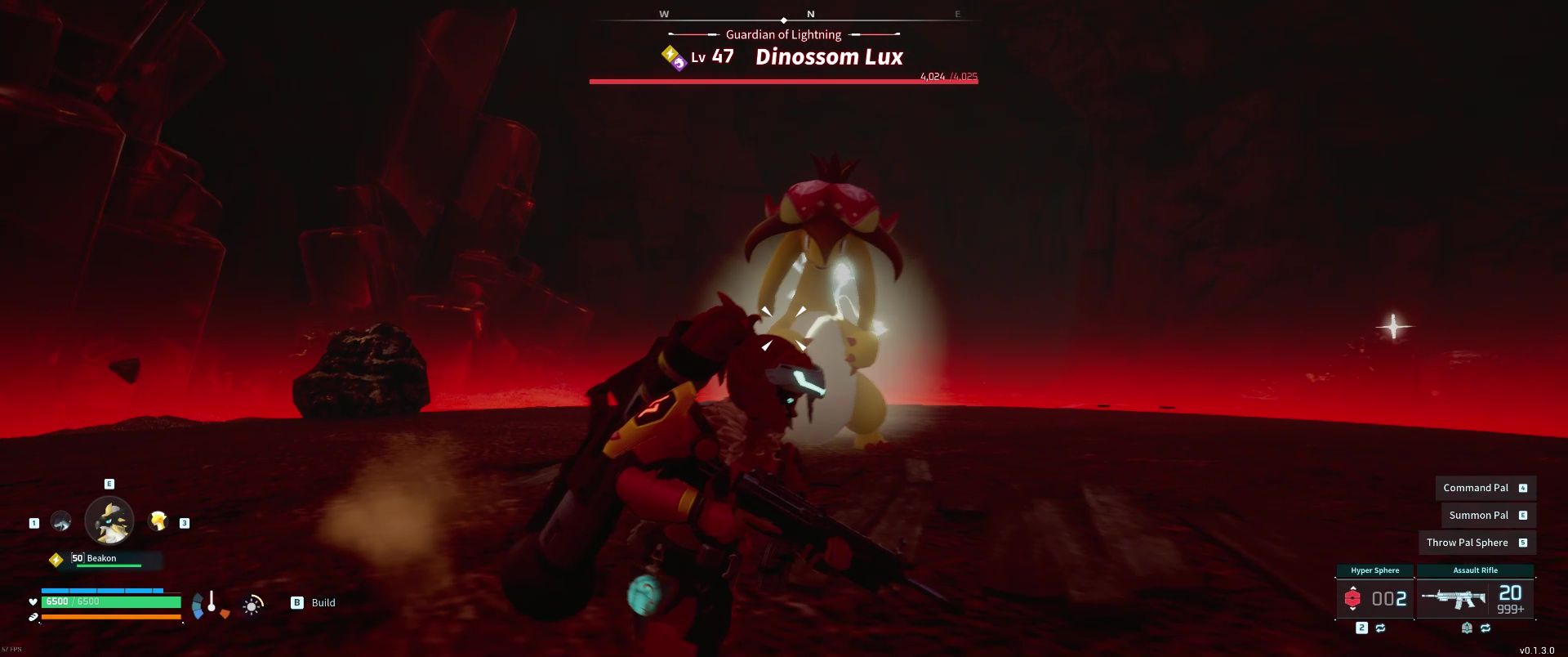 Alpha Boss Dinossom Lux using Lightning Strike part 1