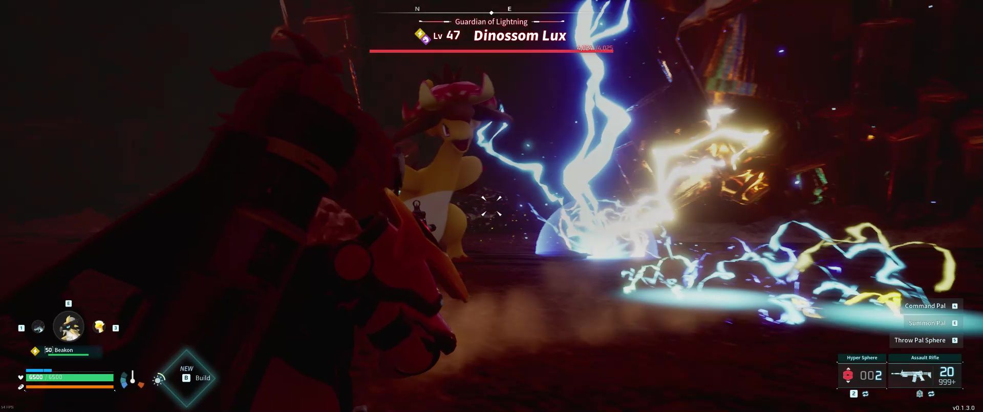 Alpha Boss Dinossom Lux using Tri-Lightning