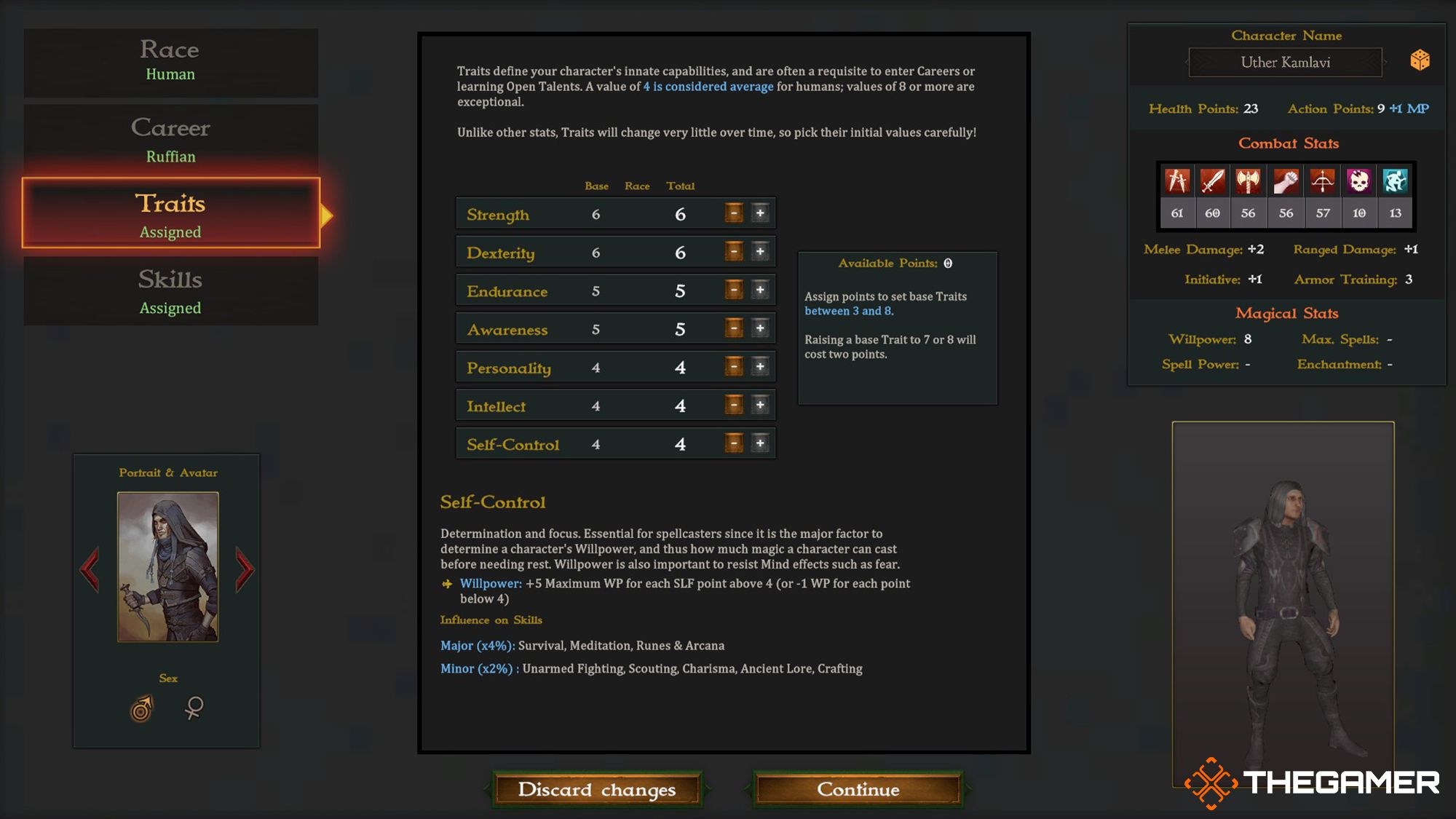 Archaelund&rsquo;s Trait Assignment Screen
