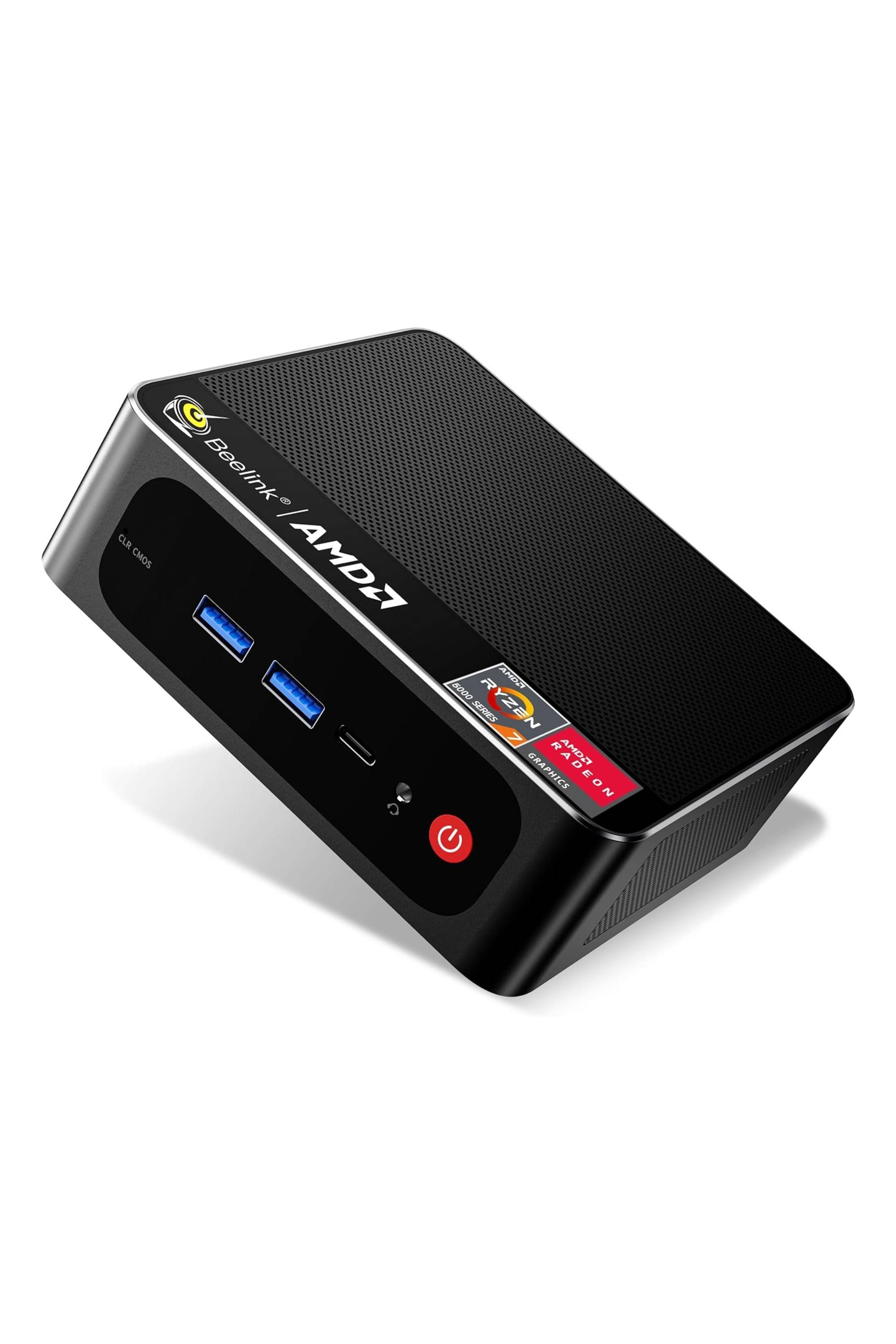Beelink SER7 Pro Mini PC - AMD Ryzen 7 5700U, AMD Radeon Graphics, 16GB DDR4 RAM, 500GB SSD