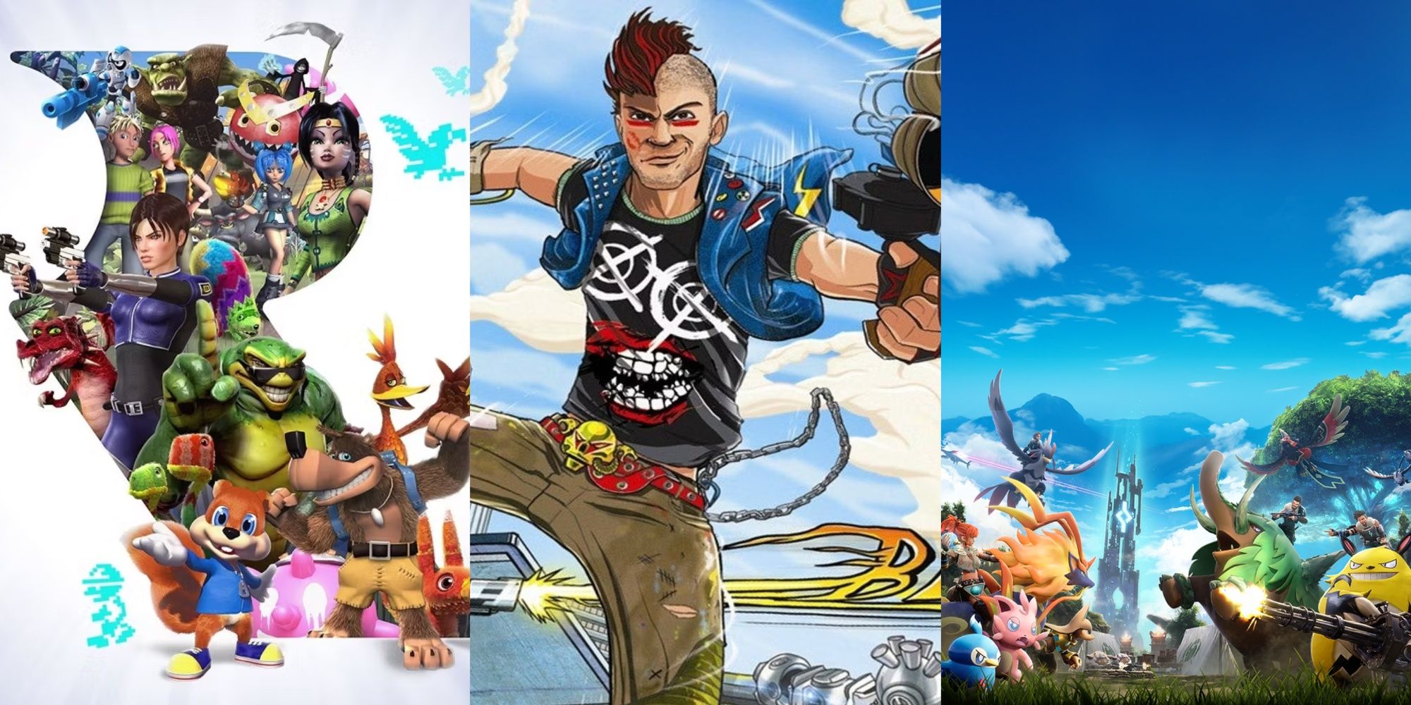Box arts to Rare Replay, Sunset Overdrive, and Palworld