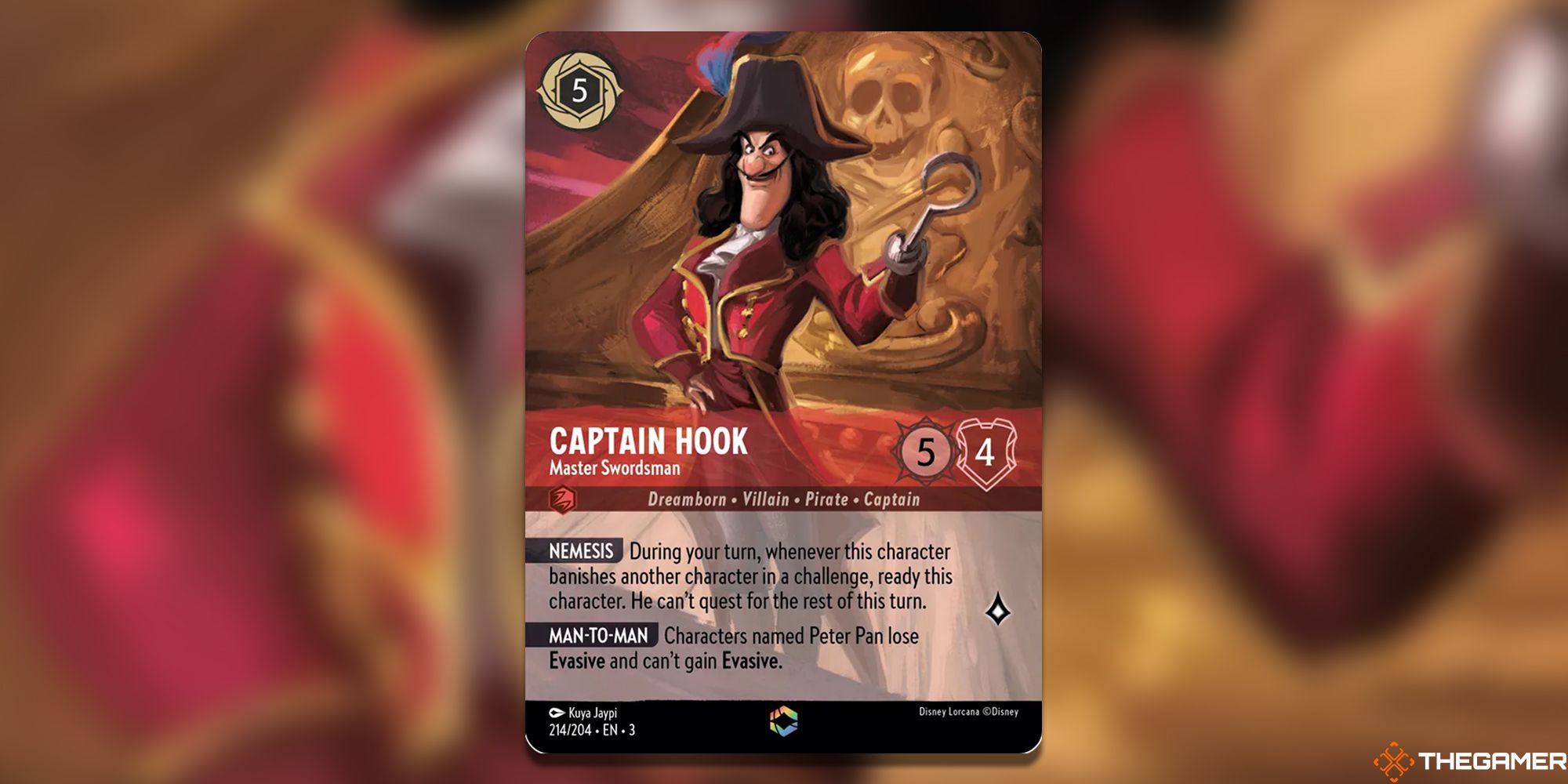 https://static1.thegamerimages.com/wordpress/wp-content/uploads/2024/02/captain-hook-master-swordsman-alternate-art-lorcana-card.jpg