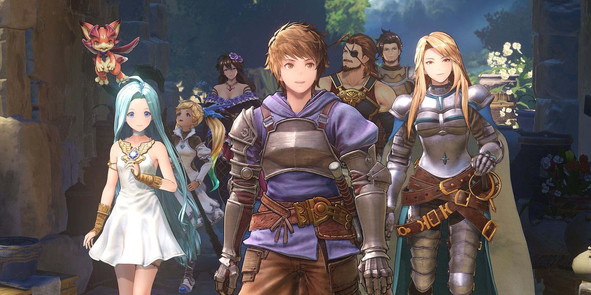 The party is on the adventure in Granblue Fantasy: Relink