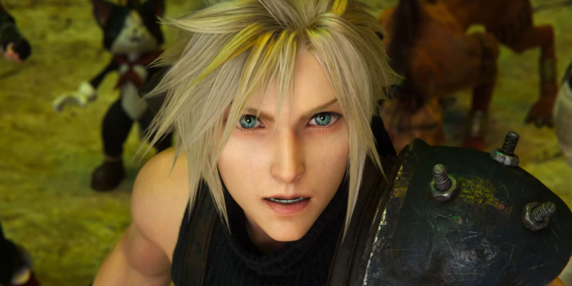 Cloud about to counter Sephiroth in Final Fantasy 7 Rebirth.