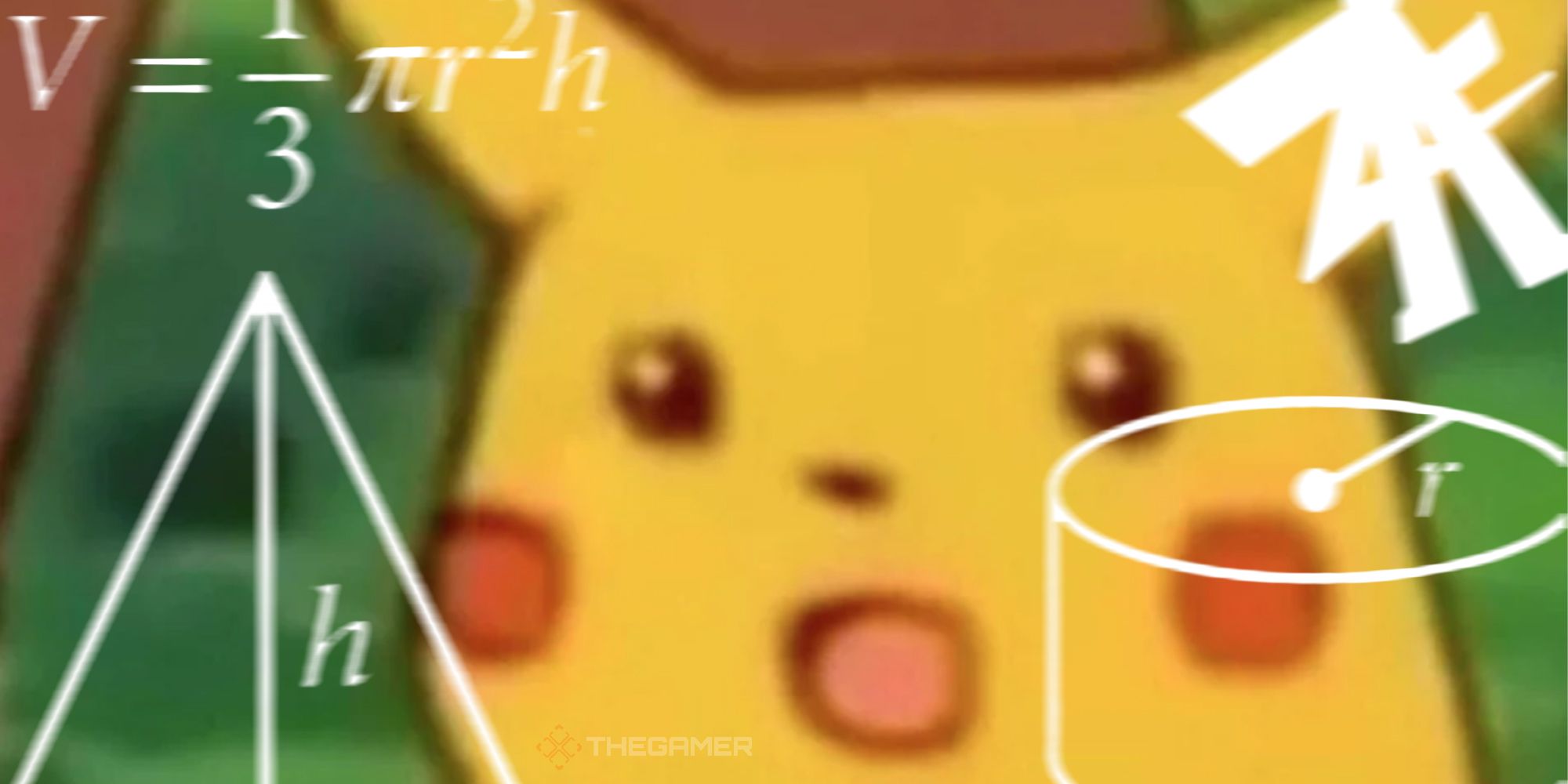 Confused Pikachu numbers meme