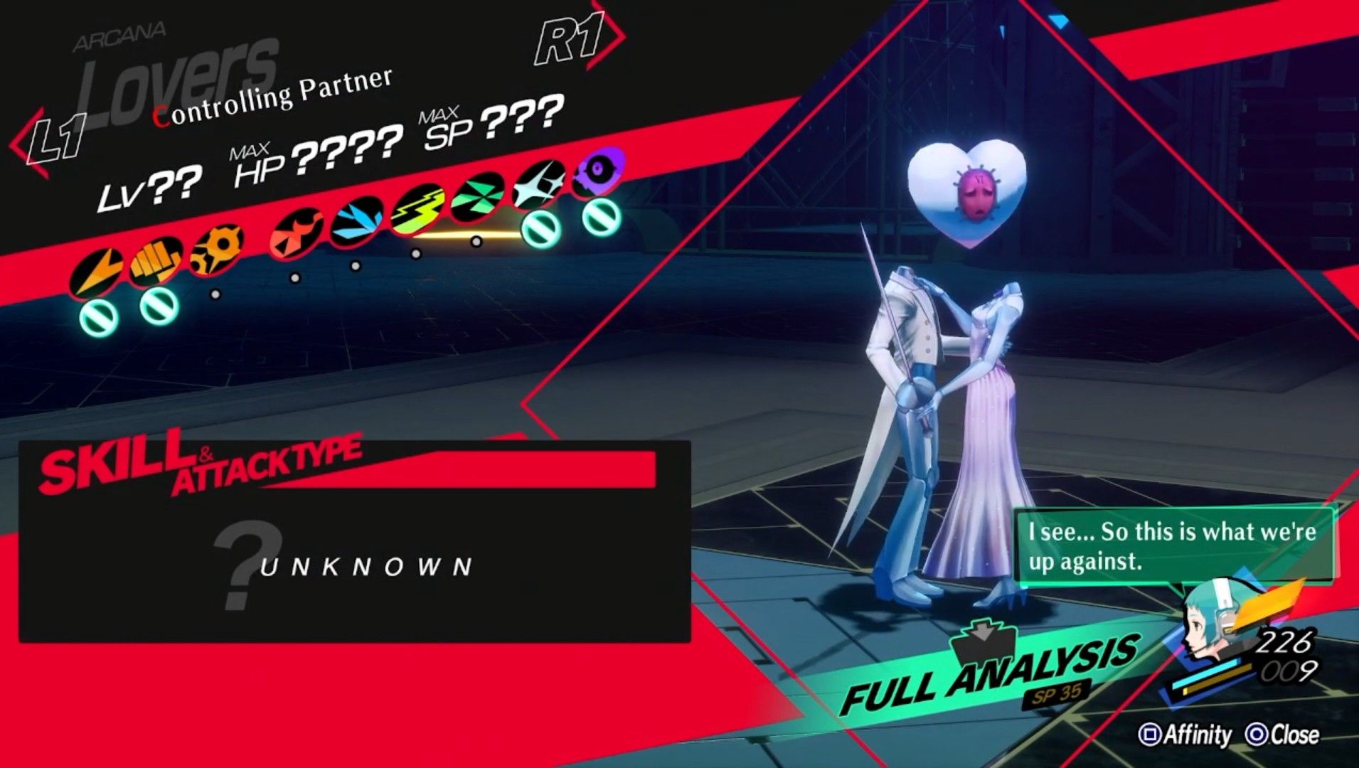controlling partner affinity chart persona 3 reload p3r