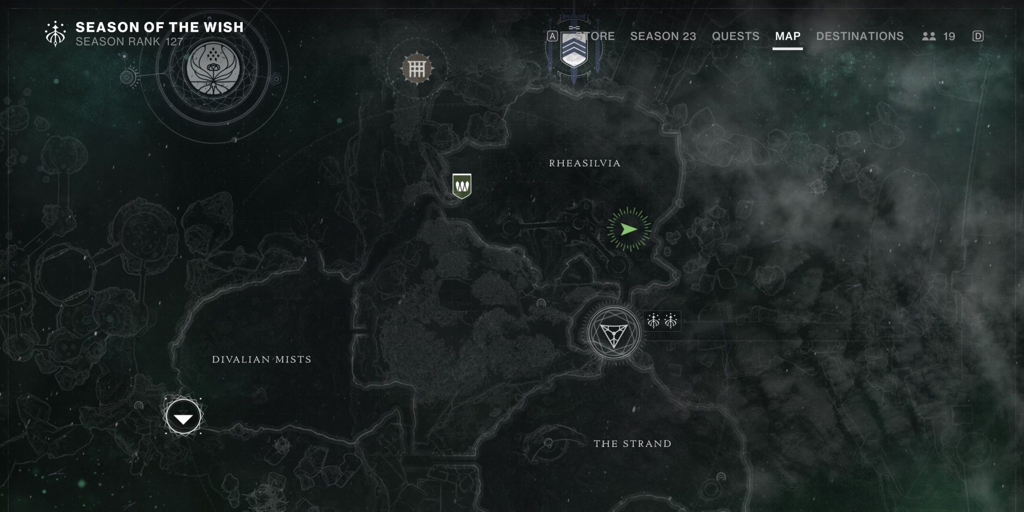 Destiny 2 Pauurc Dunk Island Map Start