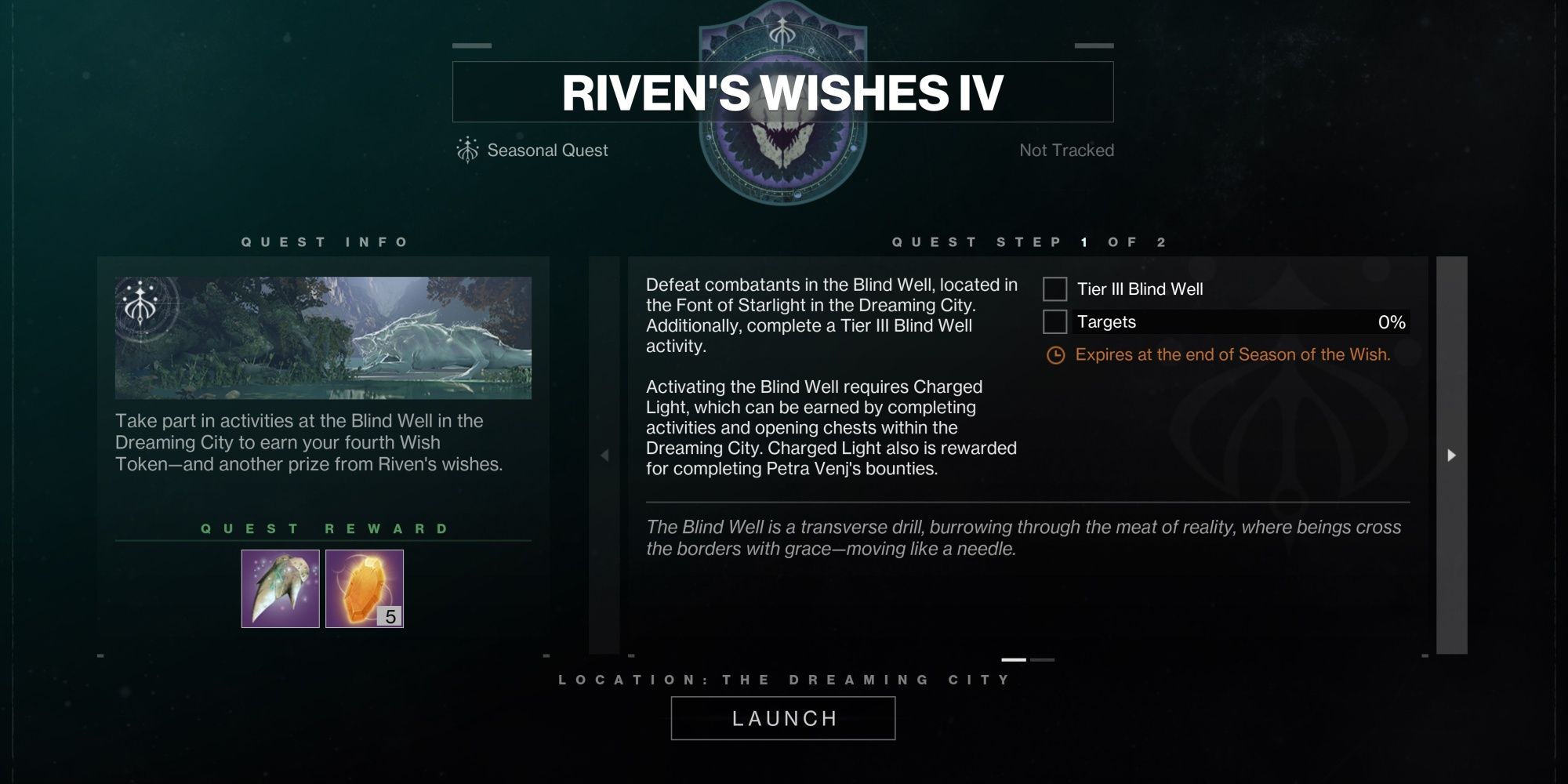 Destiny 2 Riven&rsquo;s Wishes 4 Quest