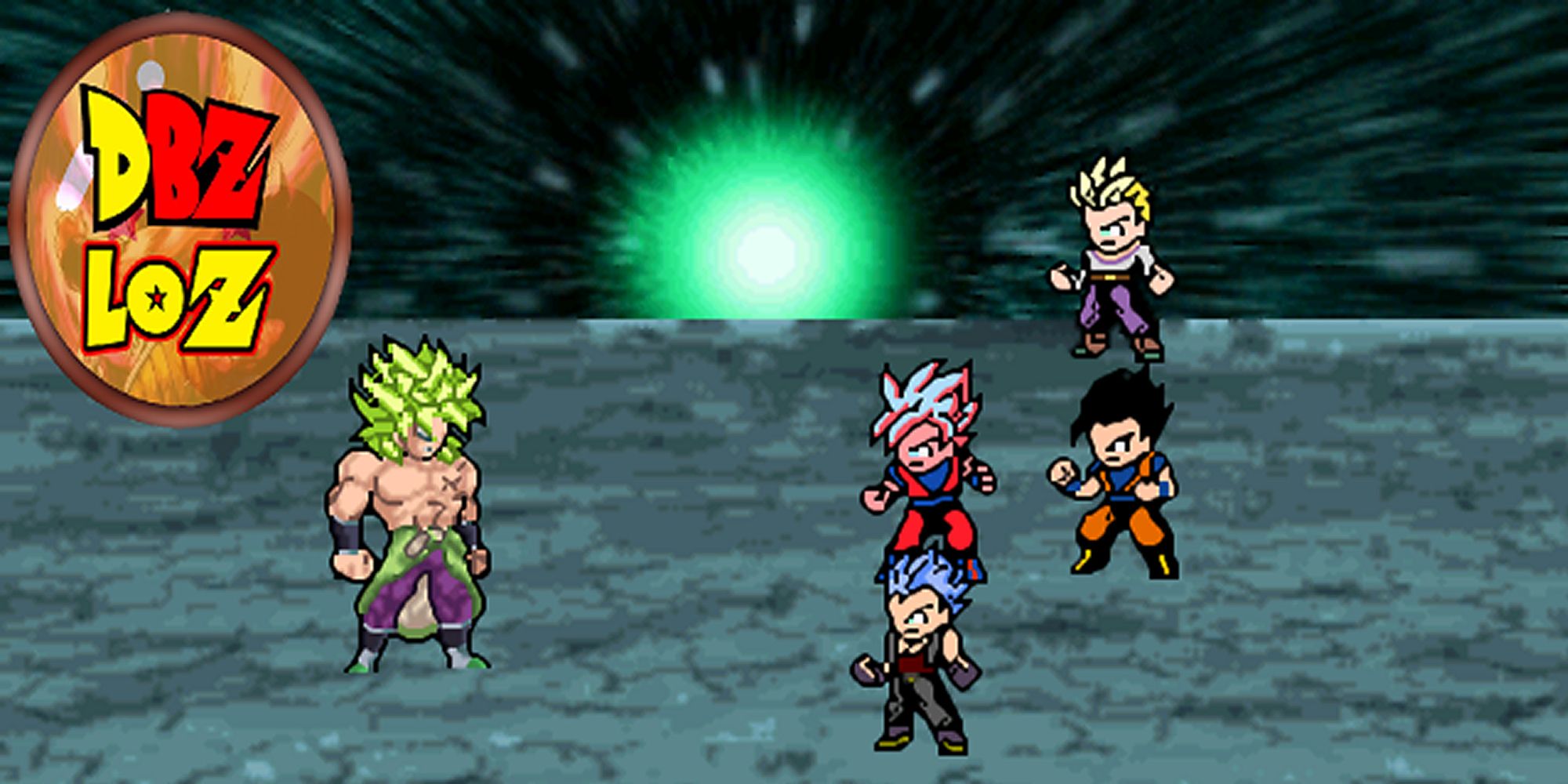 Dragon Ball Z Legend of Z RPG Title With Characters