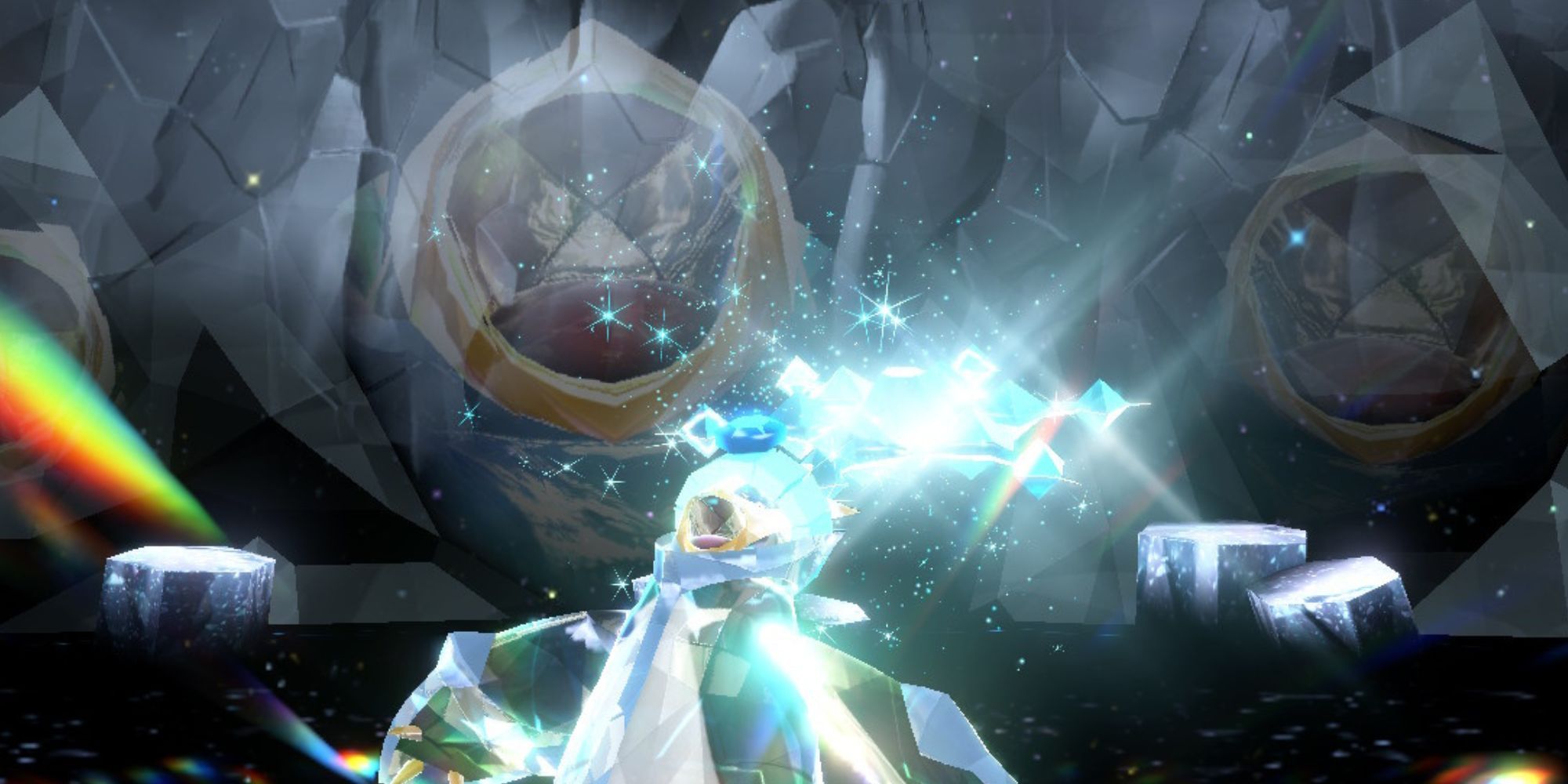 A screenshot of Tera Empoleon in Pokemon Scarlet and Violet