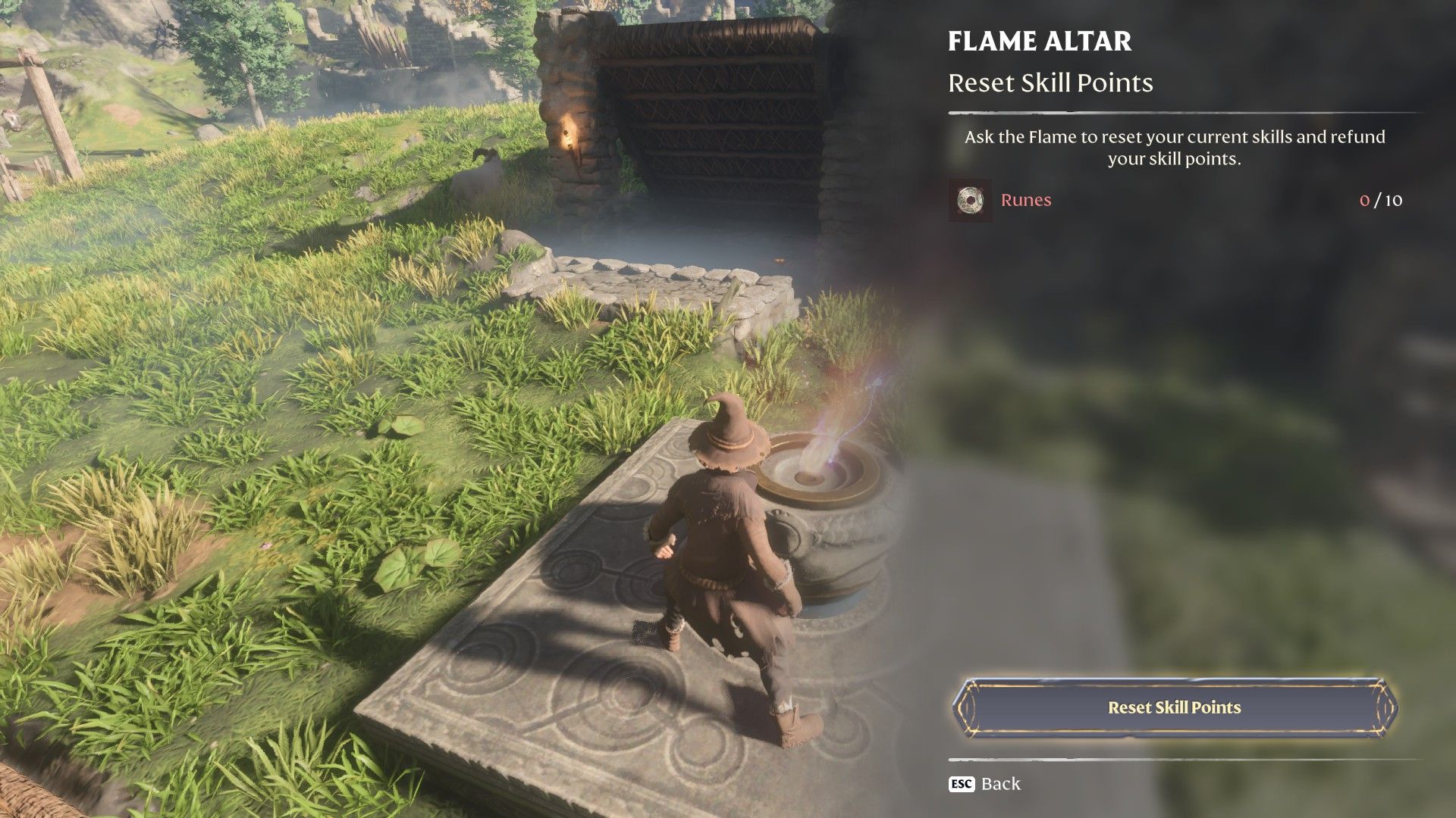 enshrouded player resetting skill tree