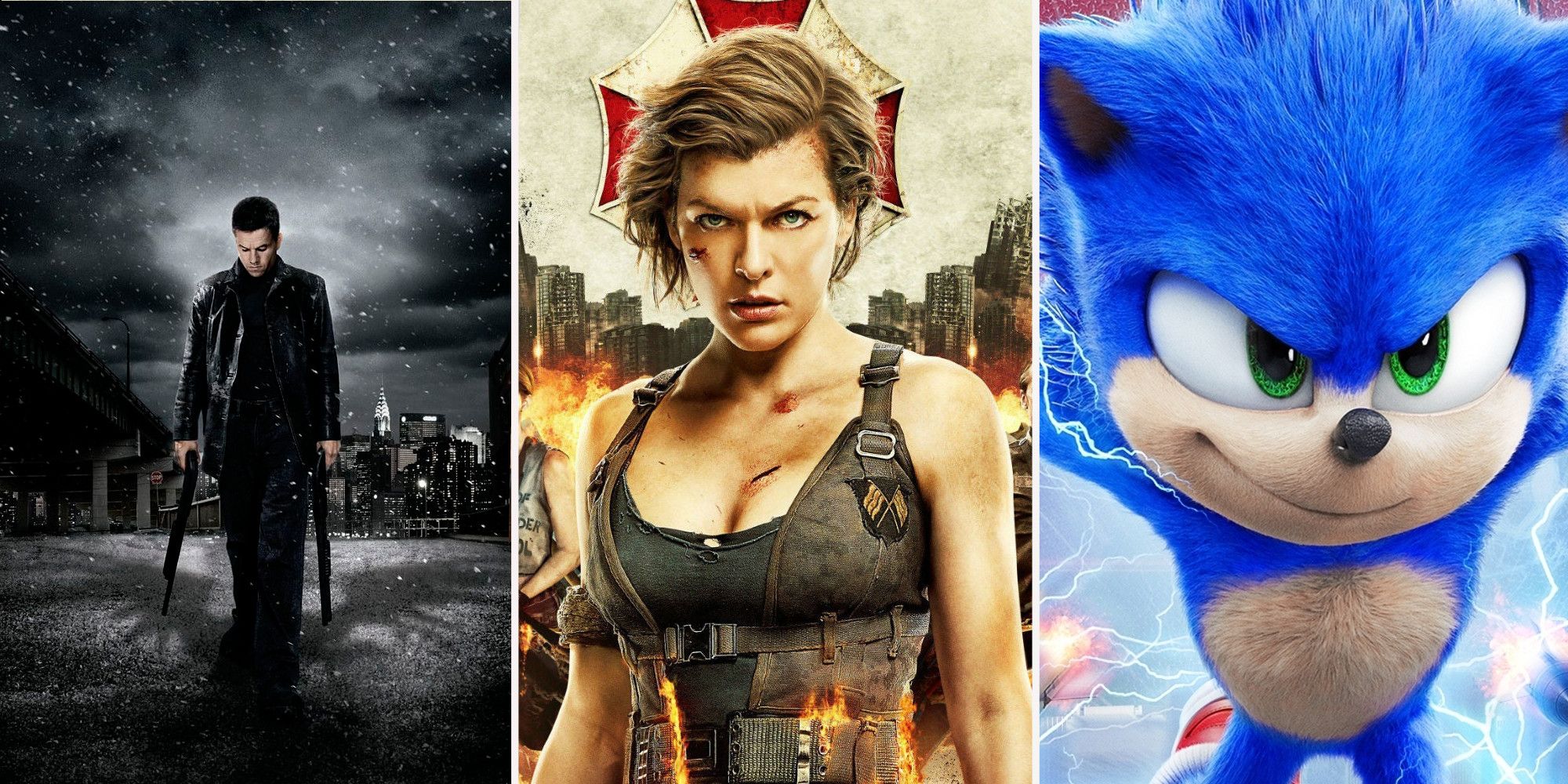 Featured split Max Payne, Resident Evil, and Sonic