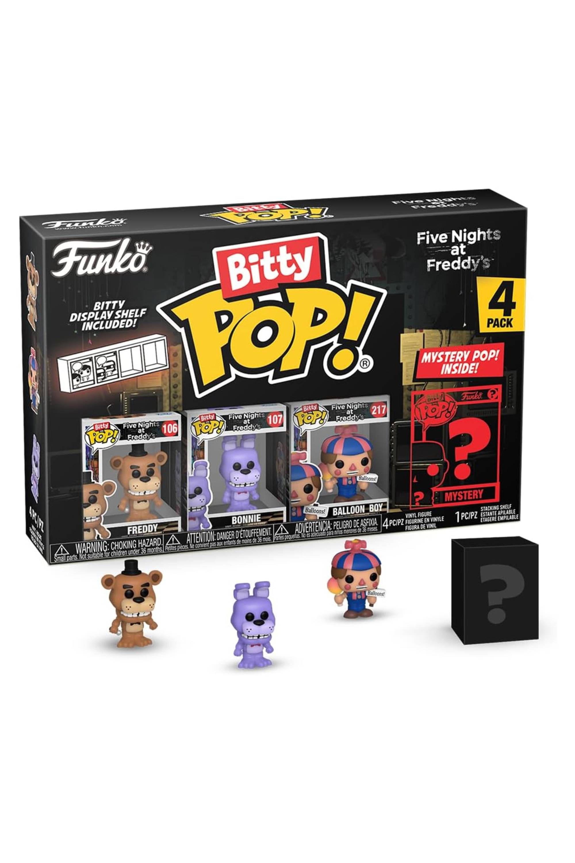 Funko Pop! Bitty POP: DC - Batman, Robin, Scarecrow and a Mystery Bitty Pop!  4-Pack 
