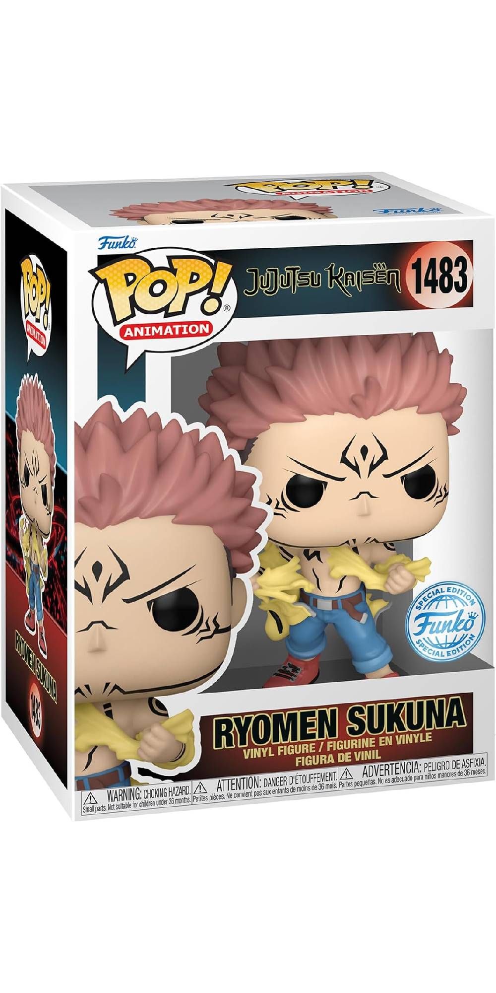 Funko POP News ! on X: Here's a reminder of the Jujutsu Kaisen Funko POPs!  That  showed off back in January ~ Gojo Megumi w/Dogs Nobara Mahito  Itadori w/GITD Chase #Ad #