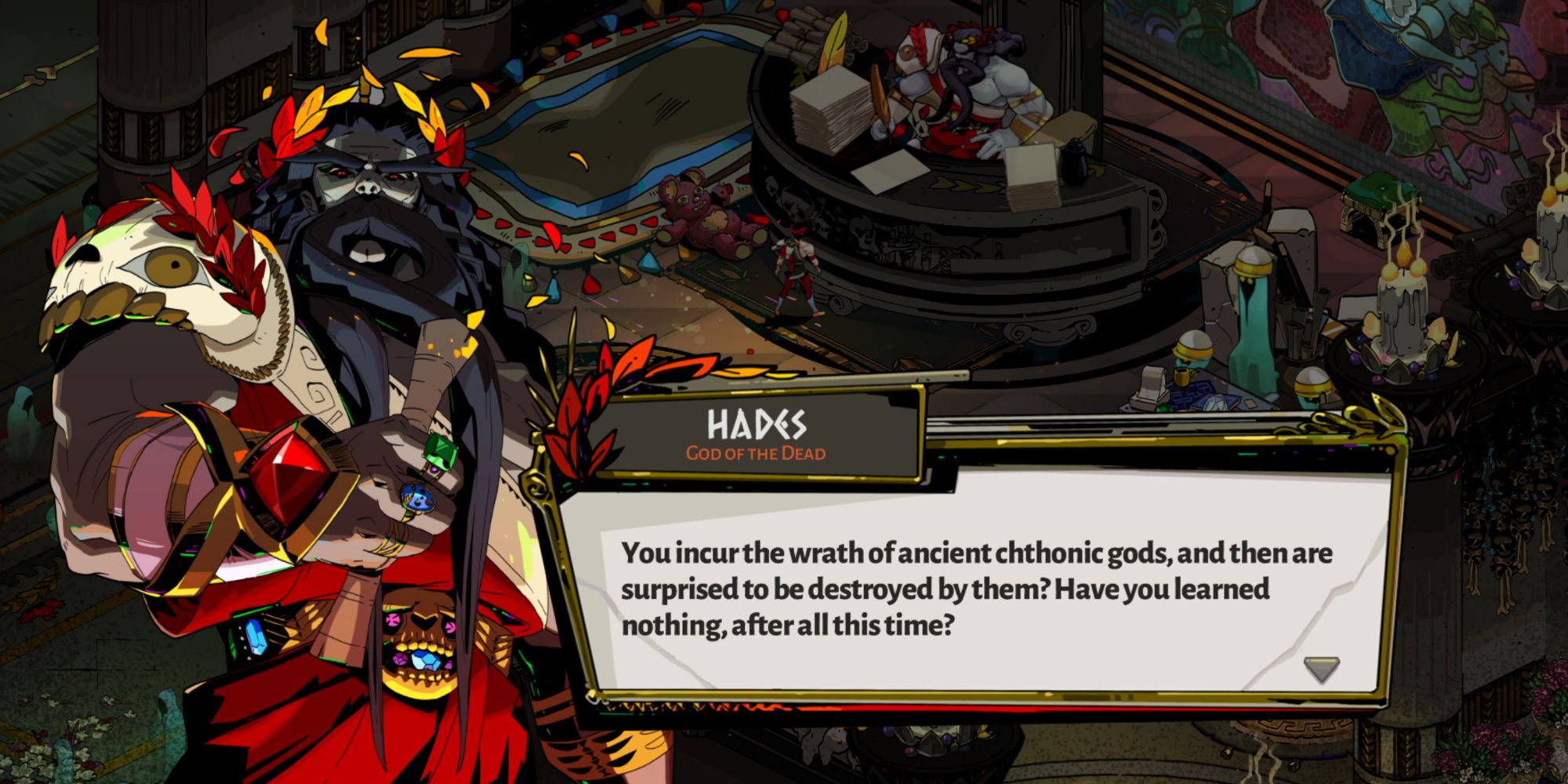 Hades Best Keepsakes   Hades In Hades After Being Defeated By Charon 