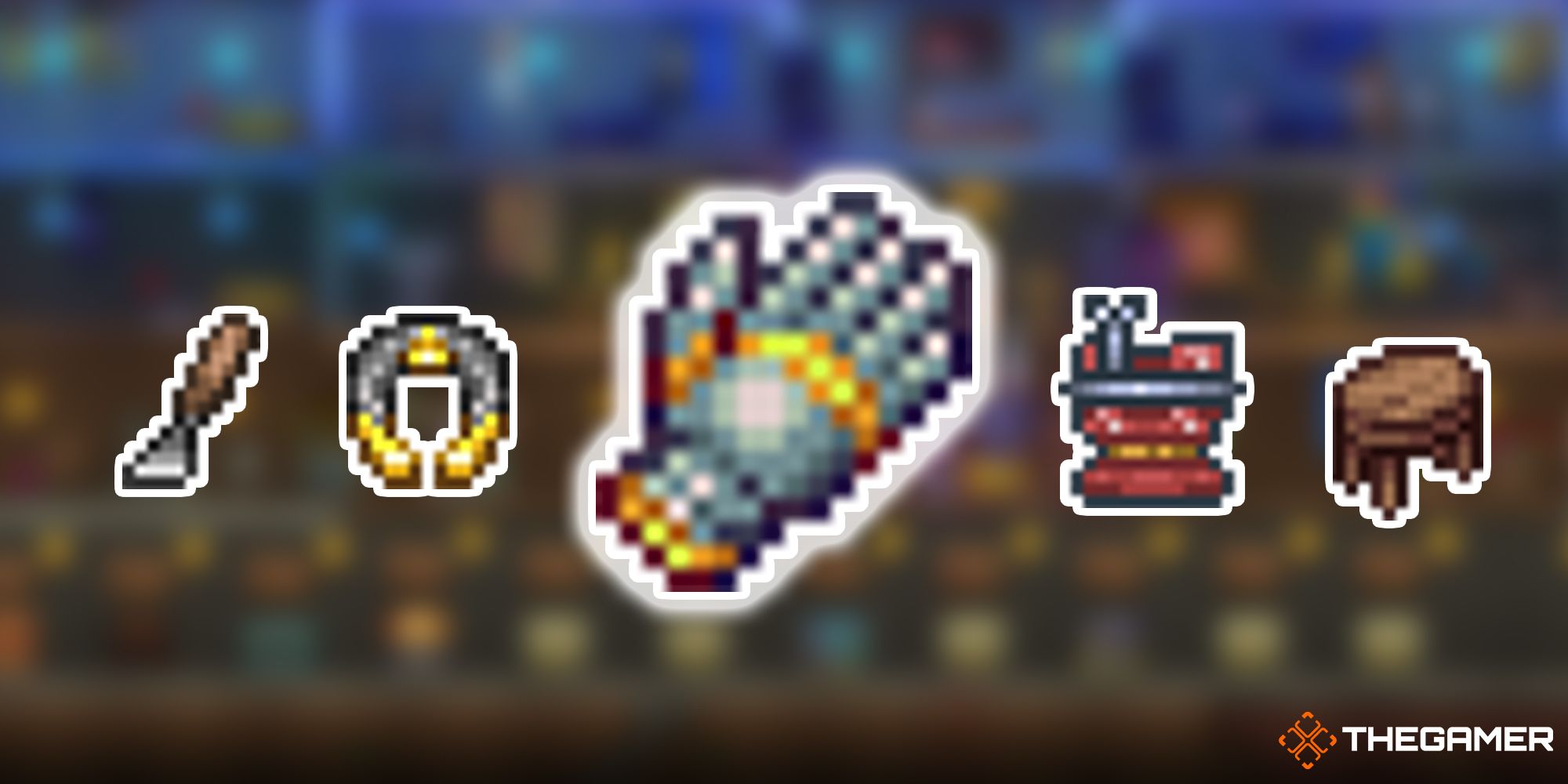 Hand Of Creation With Its Ingredients In Terraria