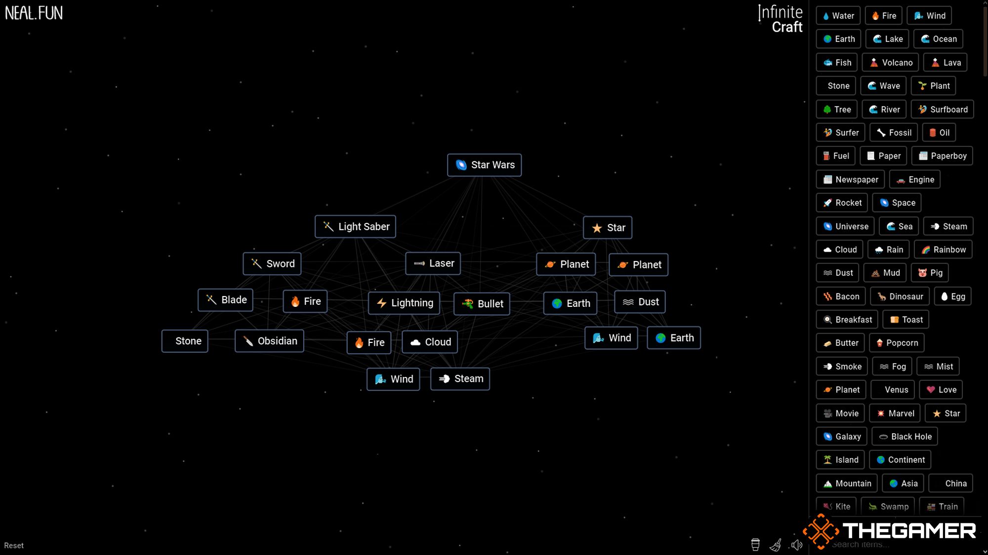 How To Make Star Wars In Infinite Craft