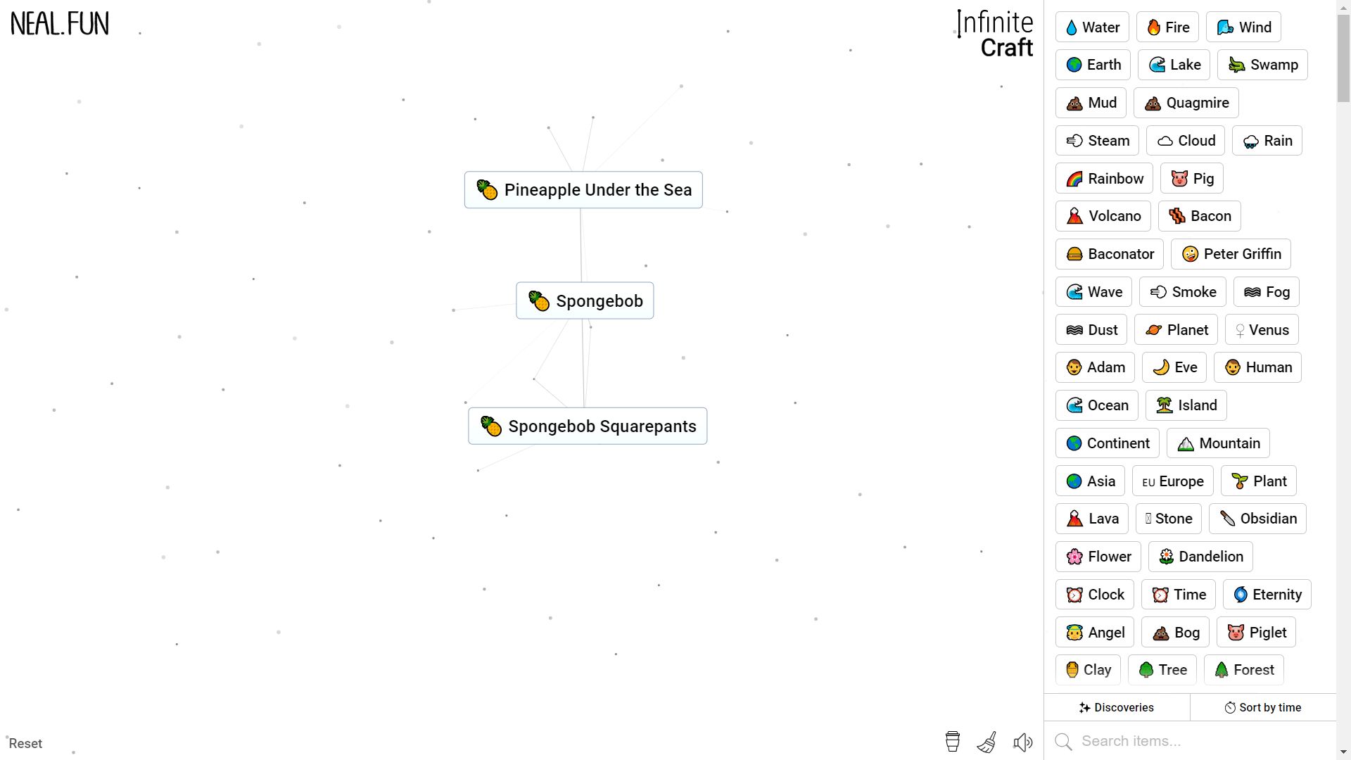 How To Craft Spongebob Squarepants In Infinite Craft