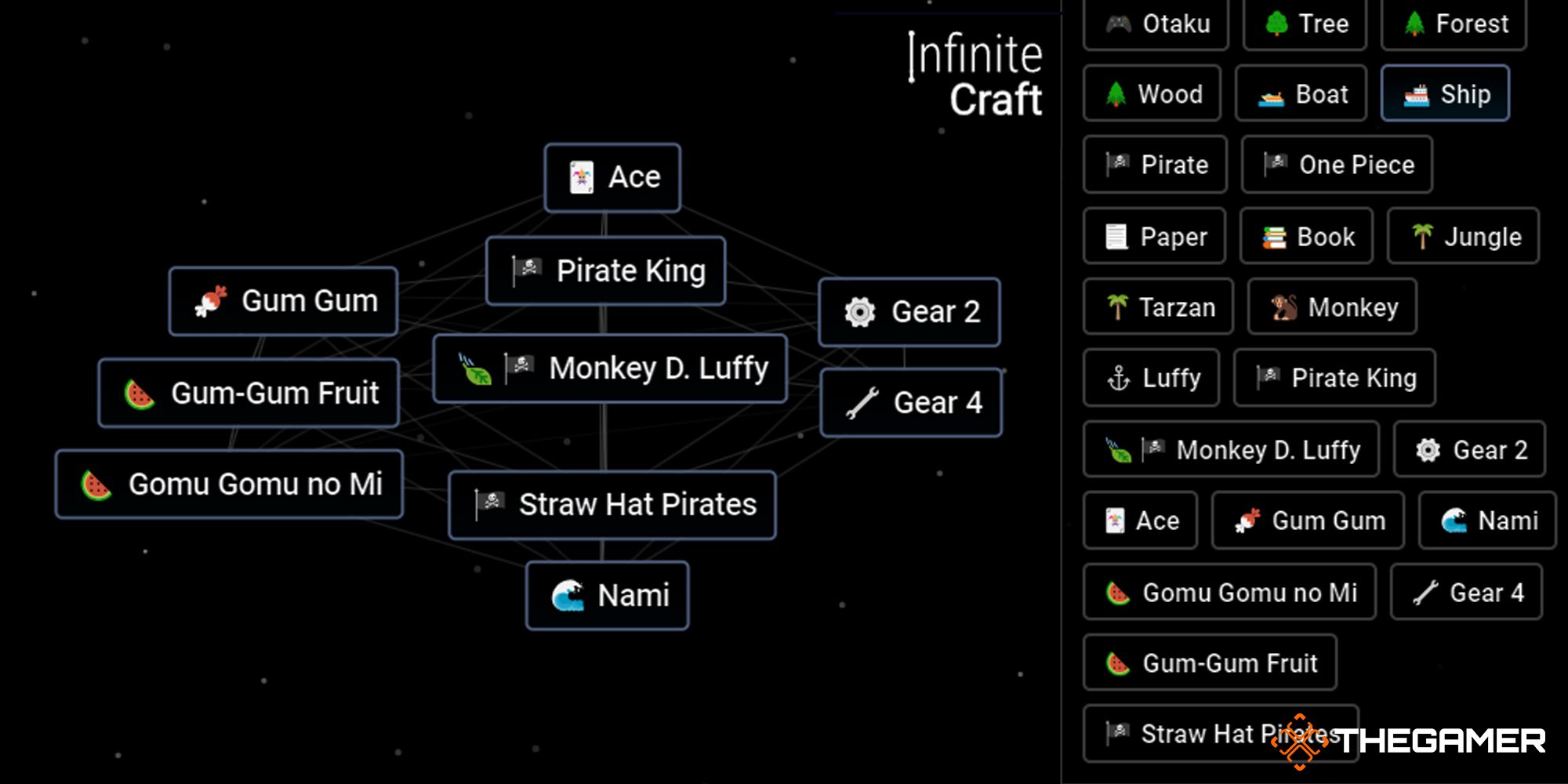 How To Make One Piece In Infinite Craft