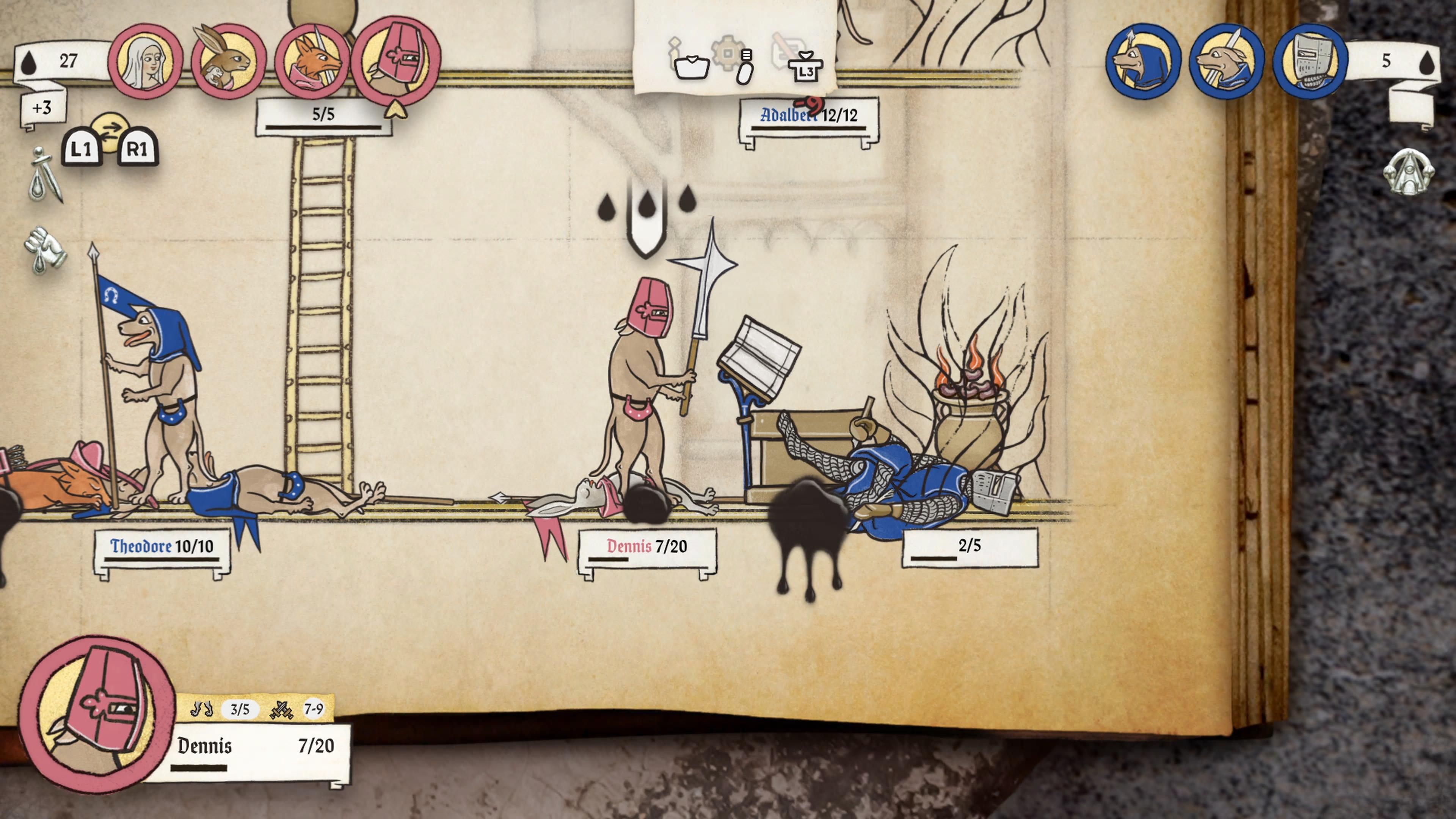 a mighty dog defeats tiny godfrey in inkulinati