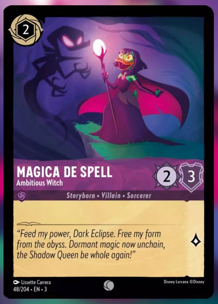magica de spell ambitious witch lorcana